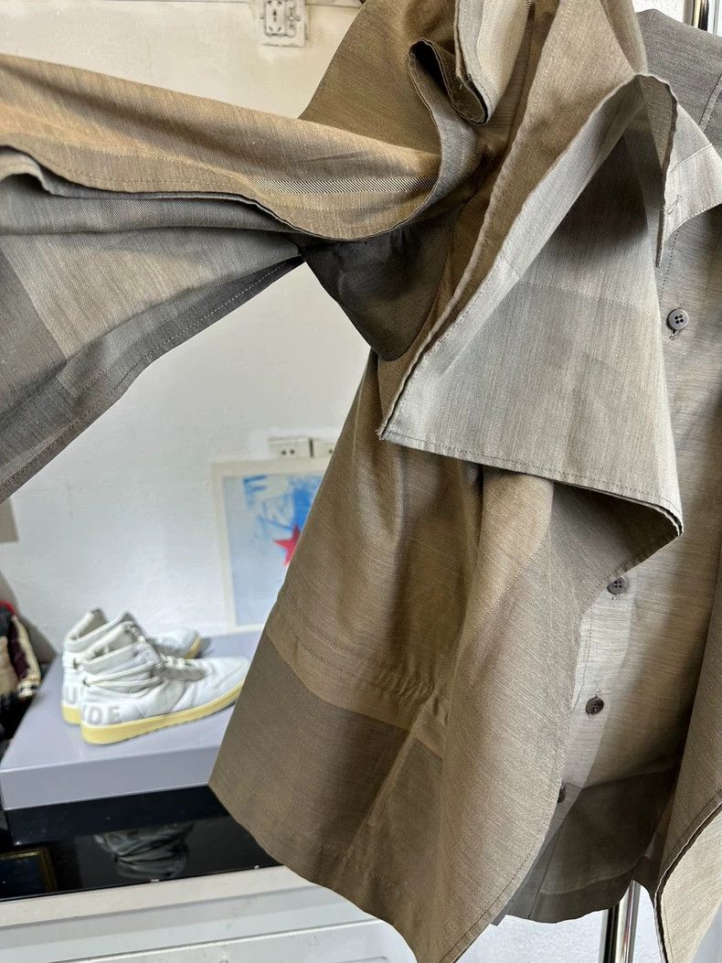 Issey Miyake issey miyake Pleated deconstructed shirt 2502-Nextarrow Size M / US 6-8 / IT 42-44 - 4 Thumbnail