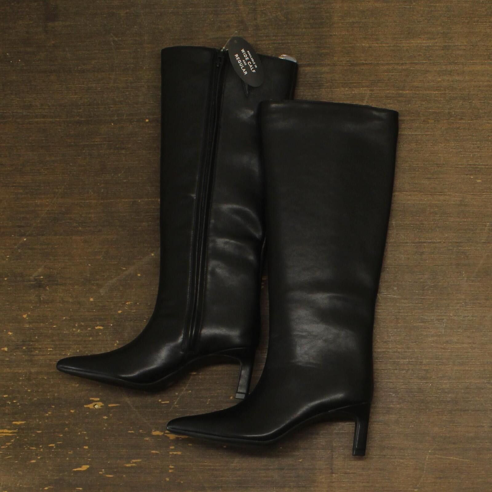 Other Nwt On 34th Boots Womens 10019723900 Black Smooth 5.5m Size US 5.5 / IT 35.5 - 1 Thumbnail