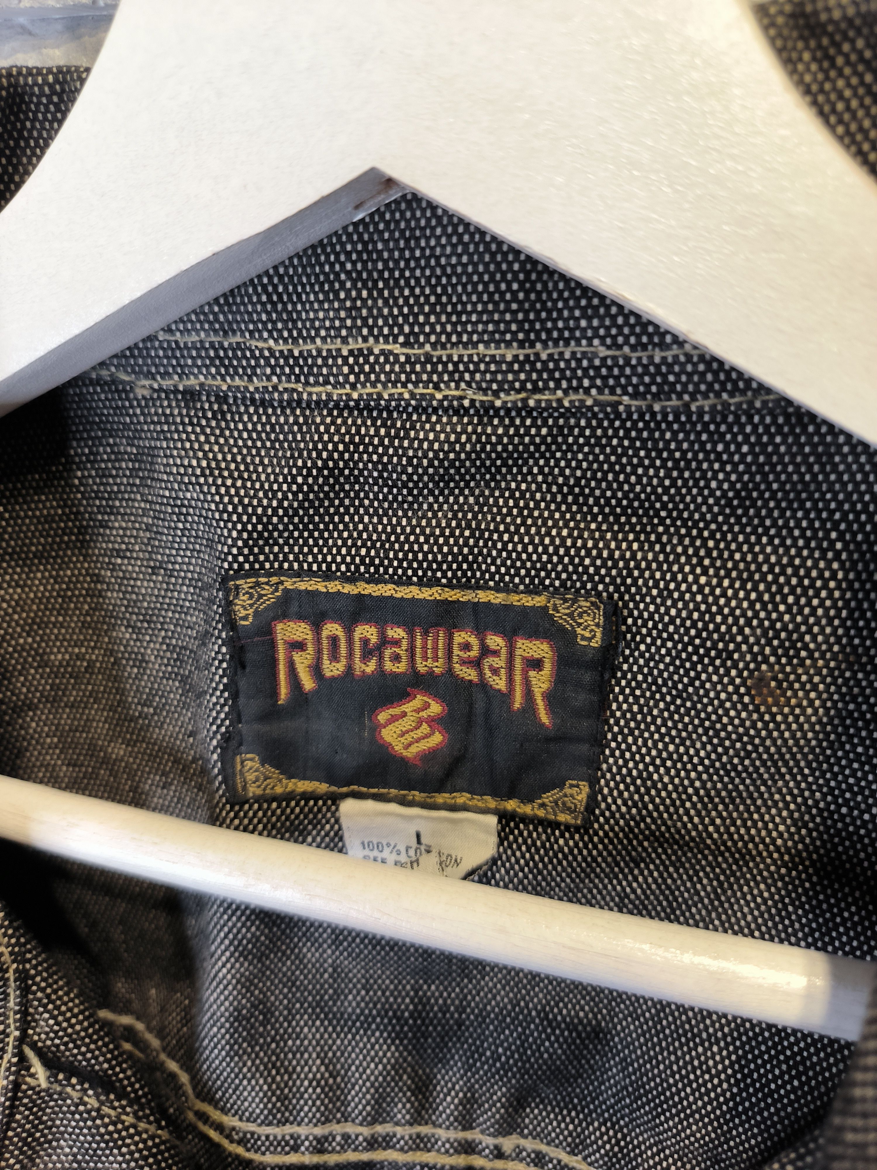 Rocawear Vintage RocaWear Denim Jacket Logo Size US XL / EU 56 / 4 - 6 Thumbnail