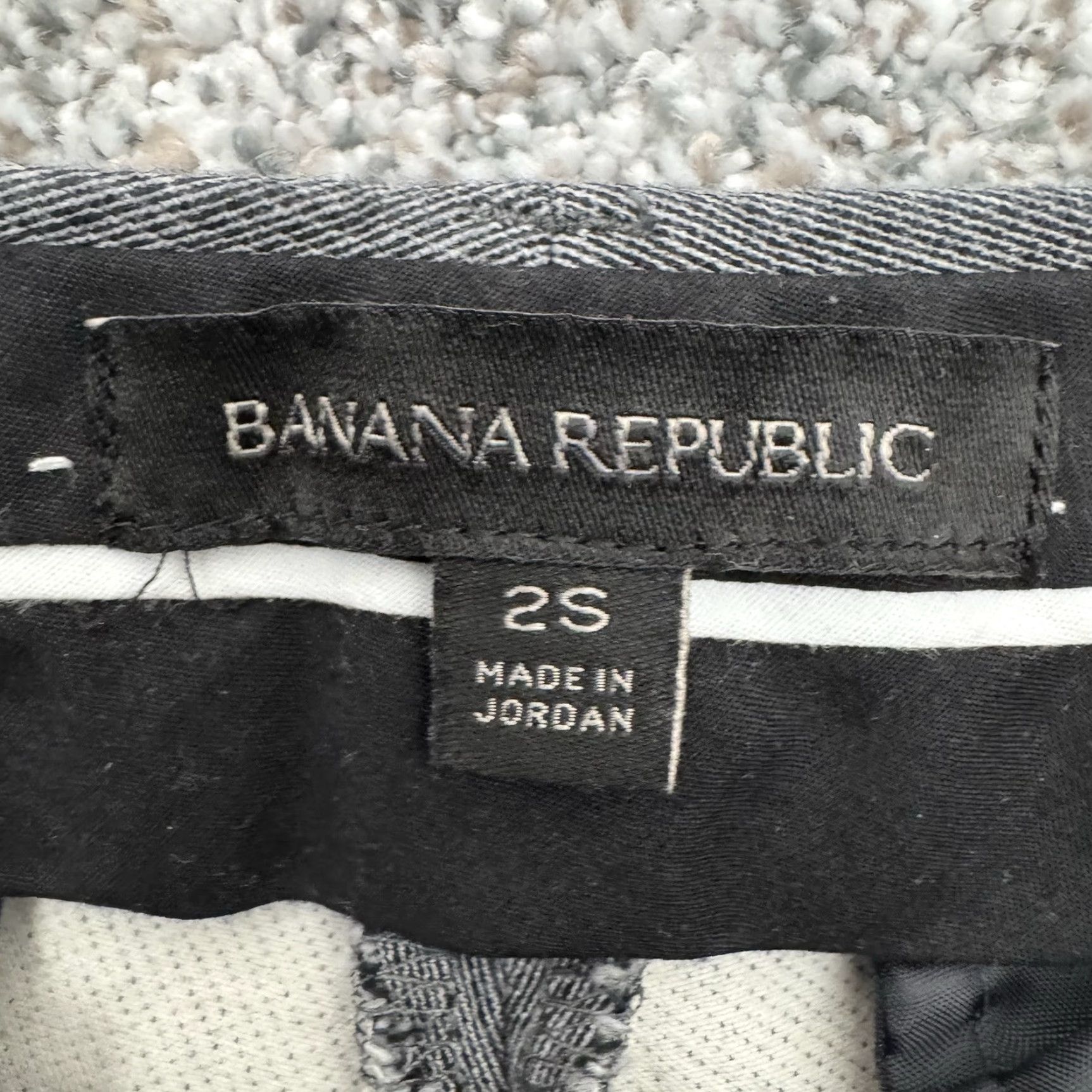 Banana Republic Banana Republic Sloan Pants Women Size 2 Regular Gray Cotton Spandex Straight Front Office Chic, Minimalist, Dress Pants, City, Preppy Size 26" / US 2 / IT 38 - 7 Thumbnail