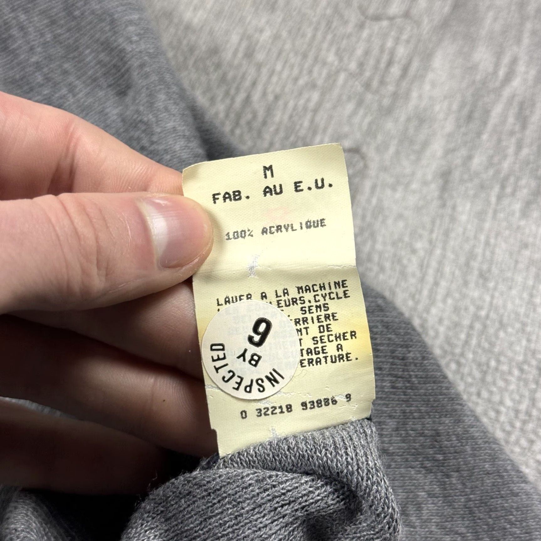 Jantzen VINTAGE JANTZEN USA MADE GREY V-NECK PULLOVER SWEATER MENS MEDIUM ACRYLIC CASUAL PREPPY 90s Size US M / EU 48-50 / 2 - 4 Thumbnail