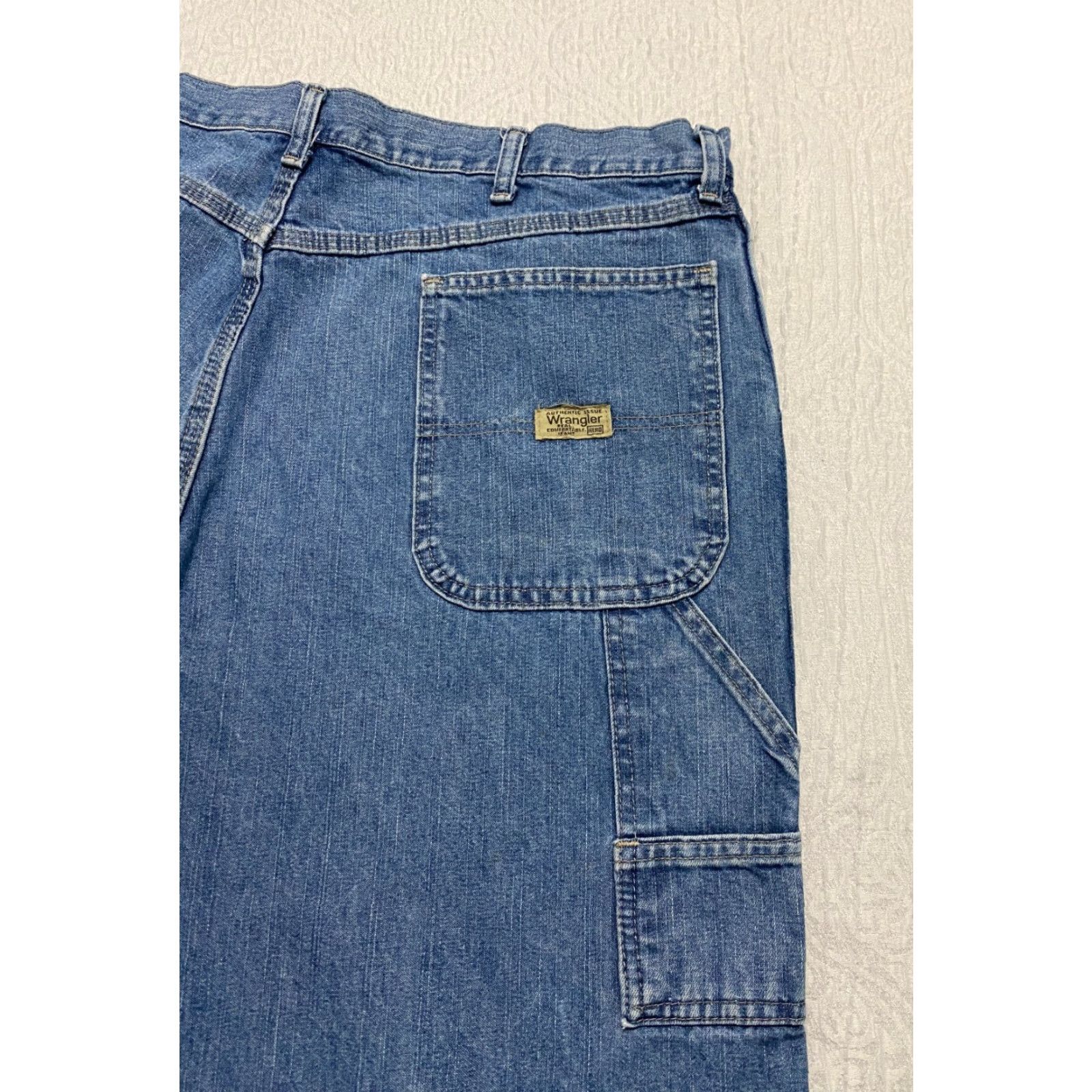 Wrangler VINTAGE Wrangler Hero Carpenter Jeans Mens Size 40×30 Blue Straight Wide Leg Mens Size US 40 / EU 56 - 6 Thumbnail