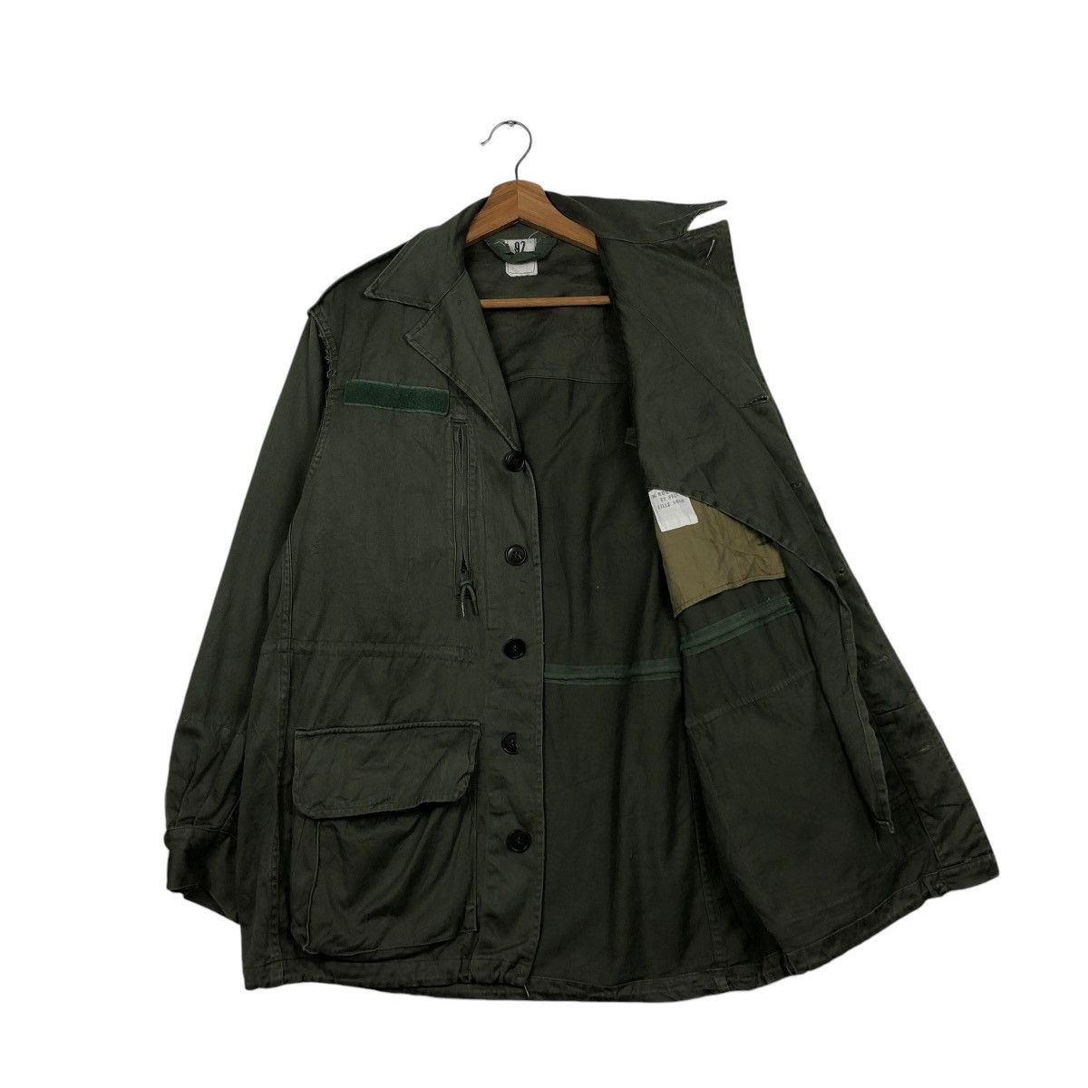 Vintage 🔥VINTAGE CHORE MILITARY JACKET C 92 H. ROQUETTE US NAVY Size US M / EU 48-50 / 2 - 13 Thumbnail