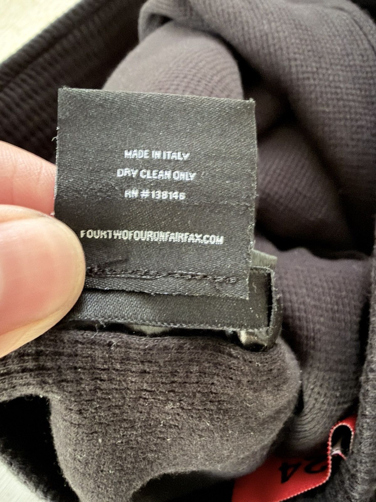 424 Double Layer Waffle Knit Sweatpants Size US 30 / EU 46 - 7 Thumbnail