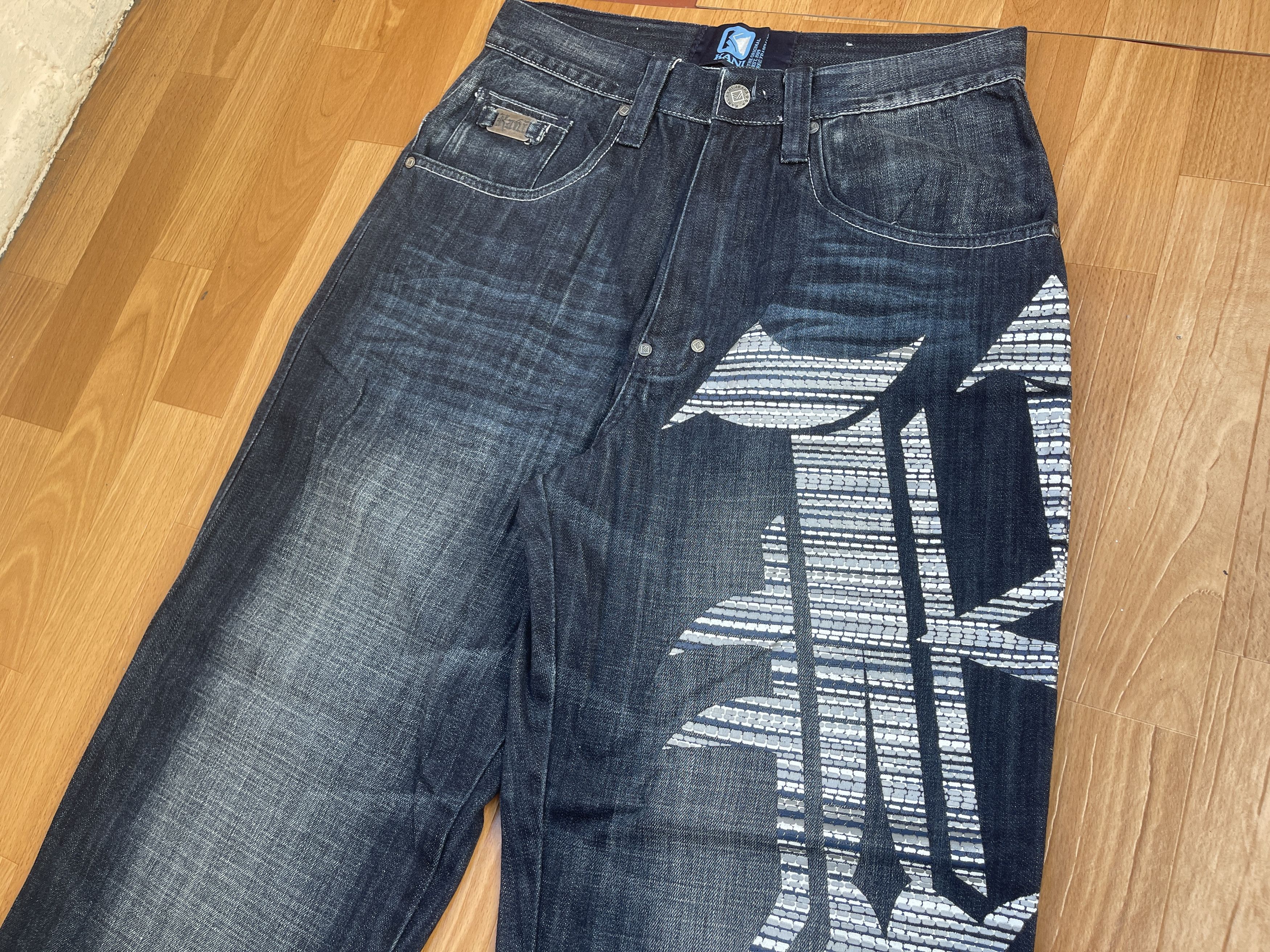 Karl Kani KARL KANI jeans, baggy, vintage Kani jeans, 90s hip hop W 32 Size US 32 / EU 48 - 8 Thumbnail