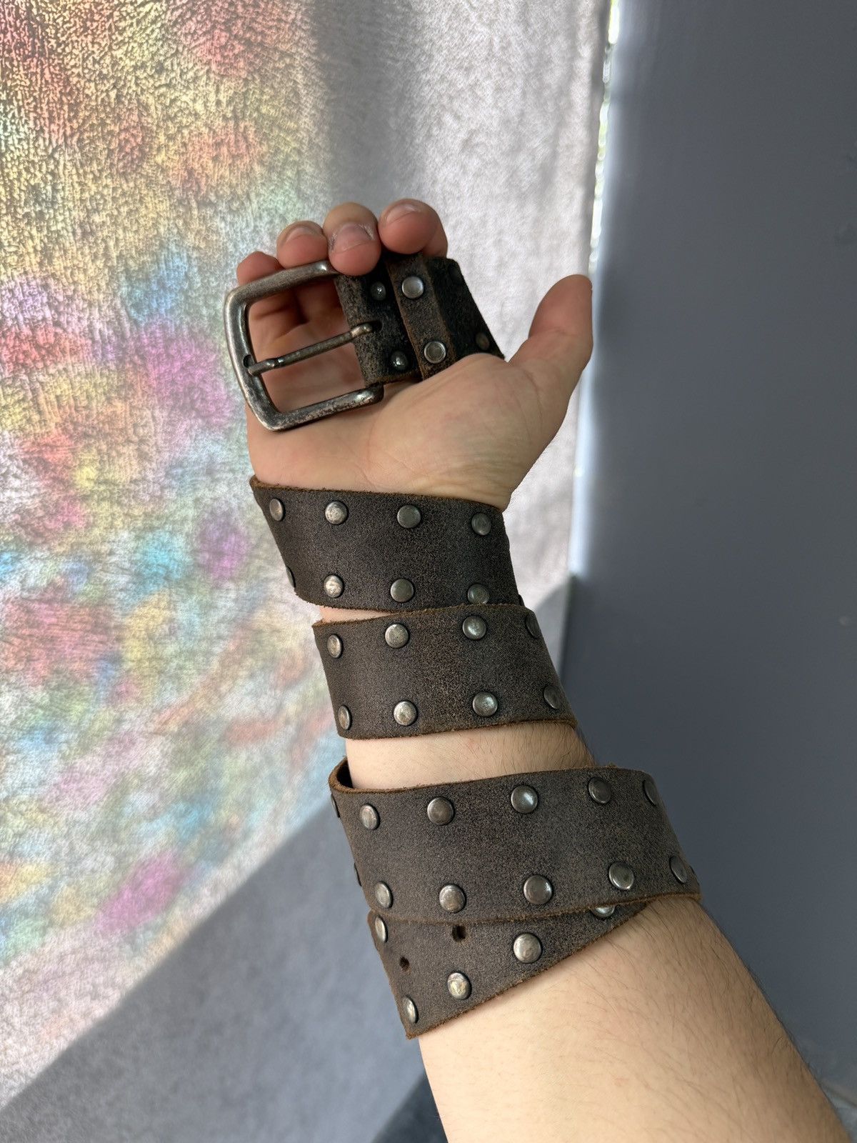 KMRii 00’s NUMBER NINE STYLE STUDDED PUNK STAR Y2K BELT VINTAGE Size ONE SIZE - 1 Thumbnail