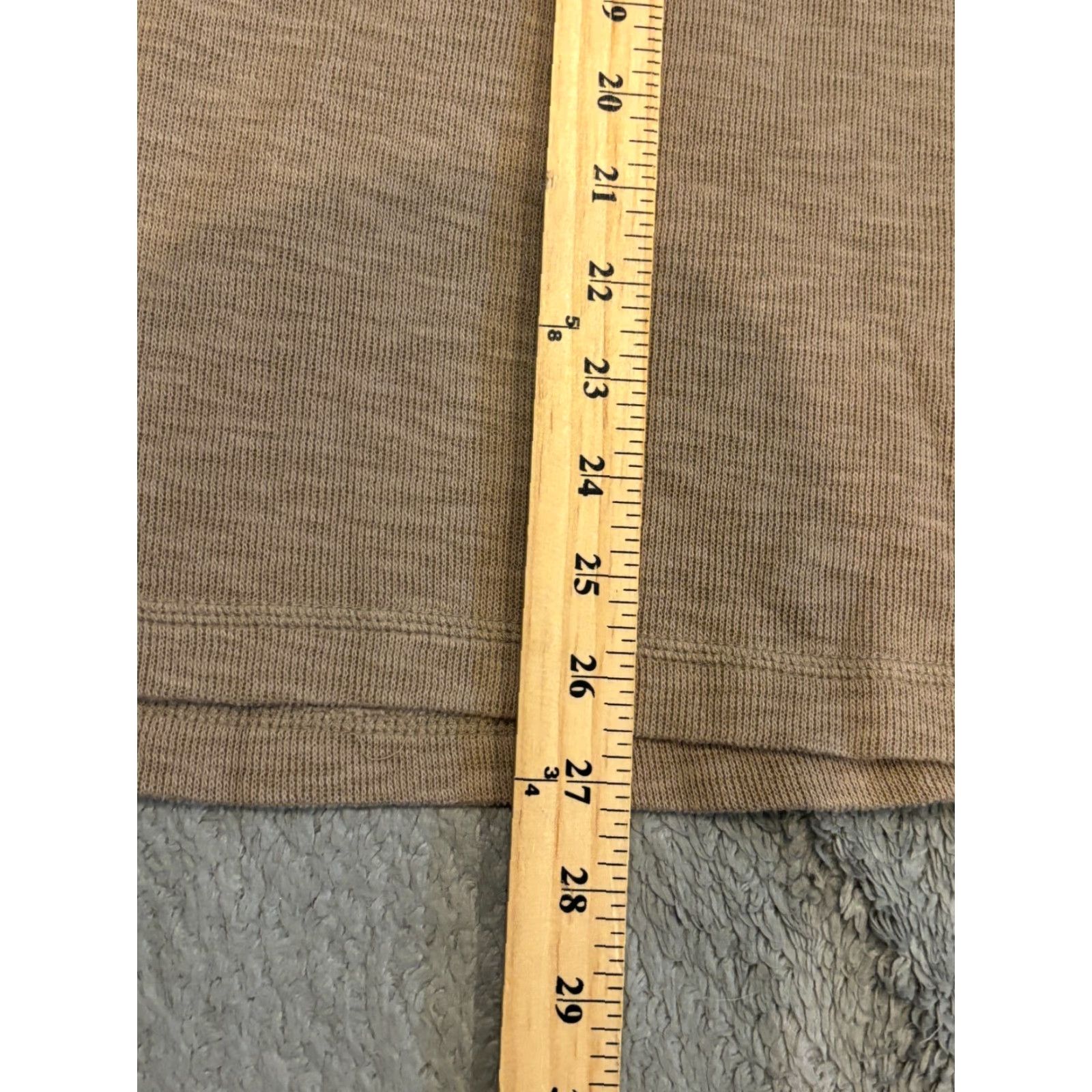 Banana Republic VINTAGE Banana Republic Sweater Mens XL Brown Crewneck Thermal Waffle Knit Long Sleeve Size US XL / EU 56 / 4 - 4 Thumbnail