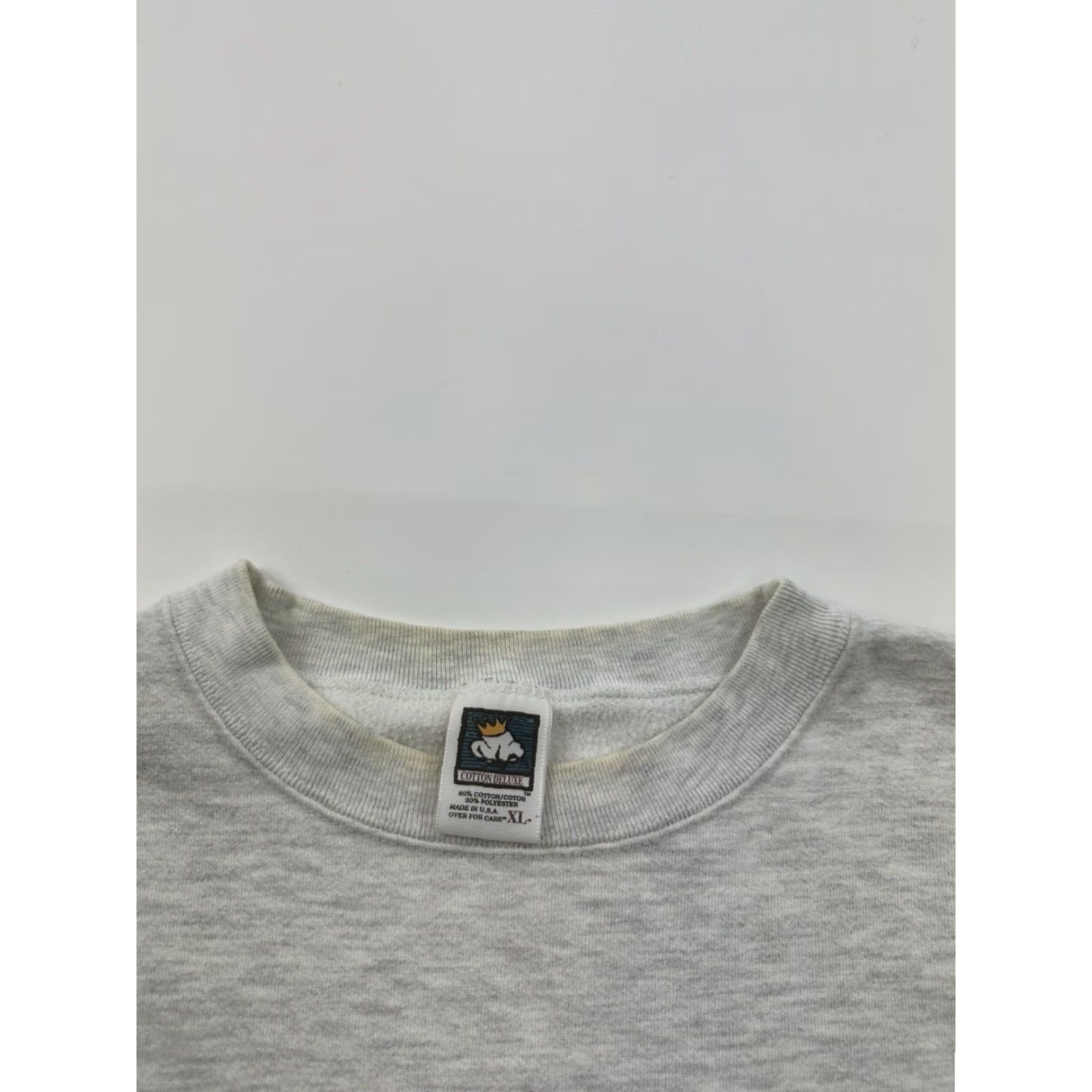 Vintage VINTAGE Aluminum Man Sweatshirt Columbia Gorge 1996 Mens XL Gray Pullover Cotton Deluxe Sweatshirt Size US XL / EU 56 / 4 - 3 Thumbnail