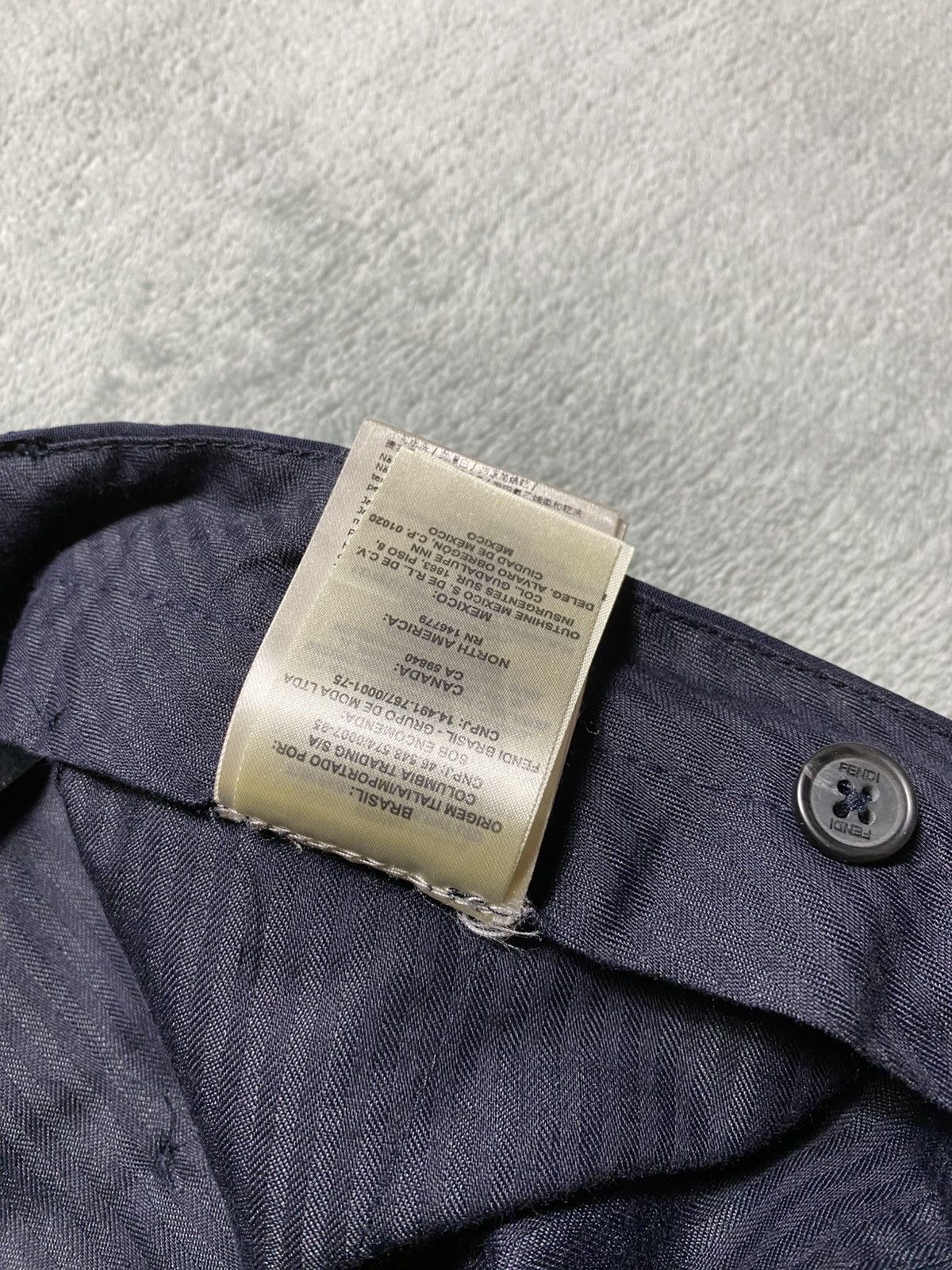 Fendi FENDI SUIT TROUSER POLY / WOOL Size 30" / US 8 / IT 44 - 13 Thumbnail