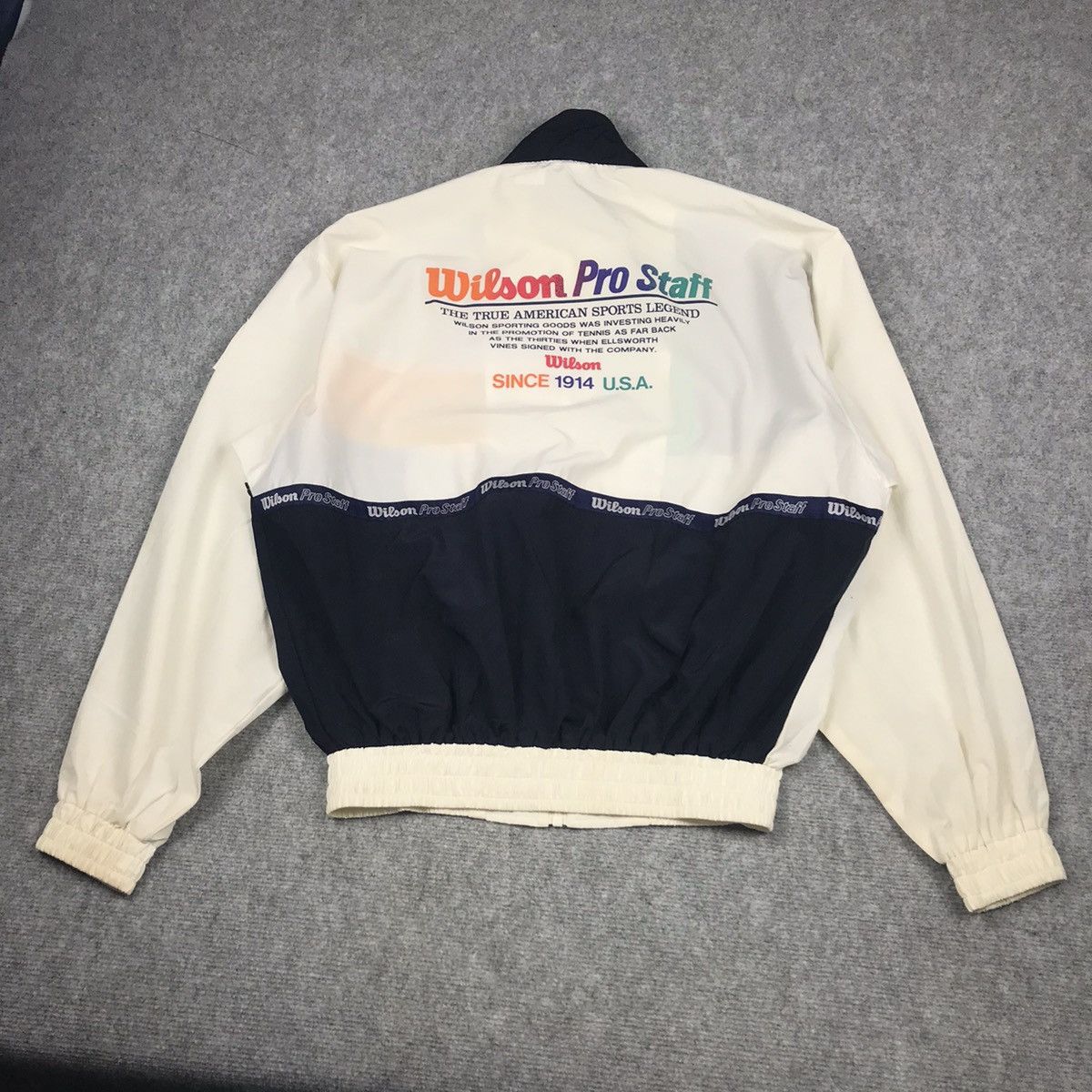 Wilson WILSON PRO STAFF MULTICOLOUR ZIPPIER JACKET Size US M / EU 48-50 / 2 - 7 Thumbnail