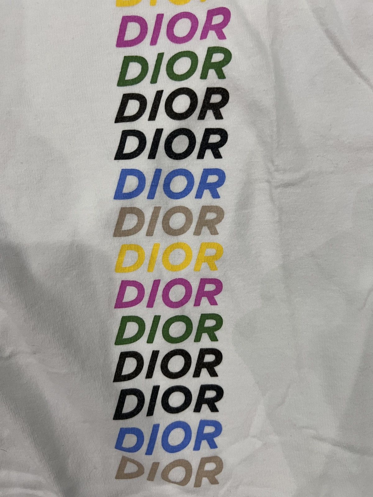 Dior Dior Rainbow Logo T-Shirt Size US XL / EU 56 / 4 - 5 Thumbnail