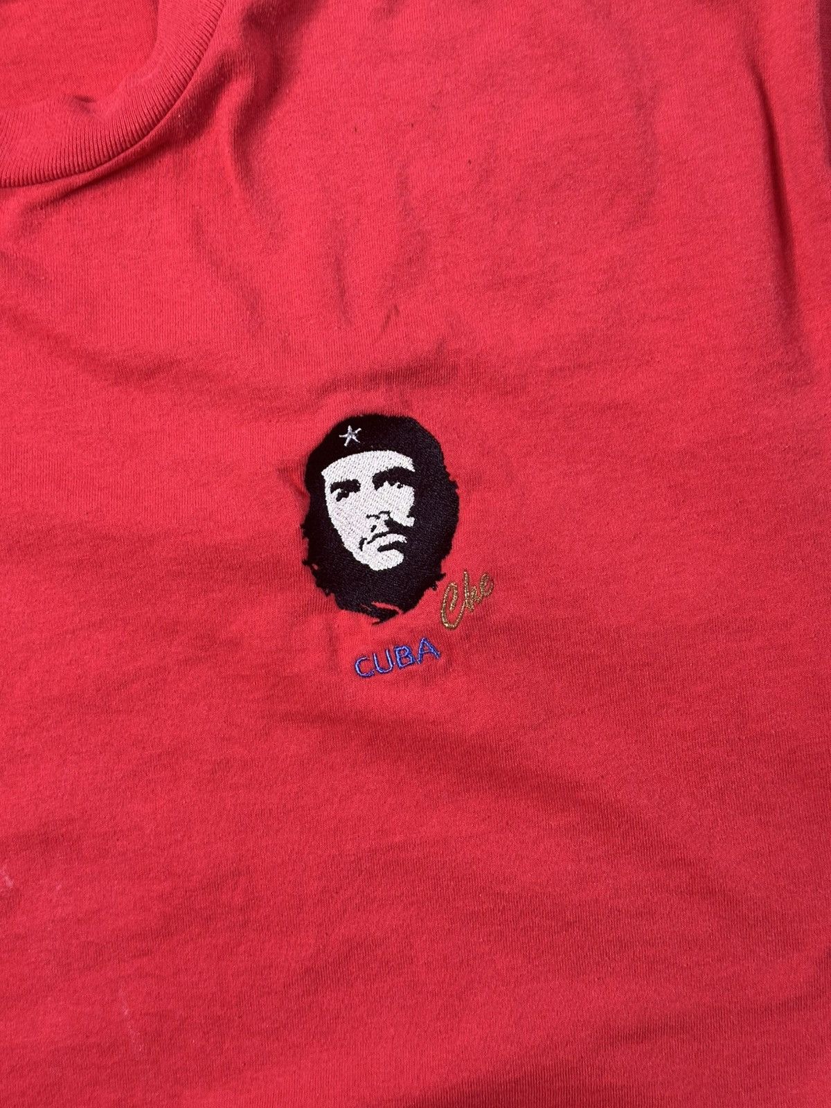 Vintage Vintage Single Stitch Cuba For Che Embroidered Tee Size US XL / EU 56 / 4 - 3 Thumbnail