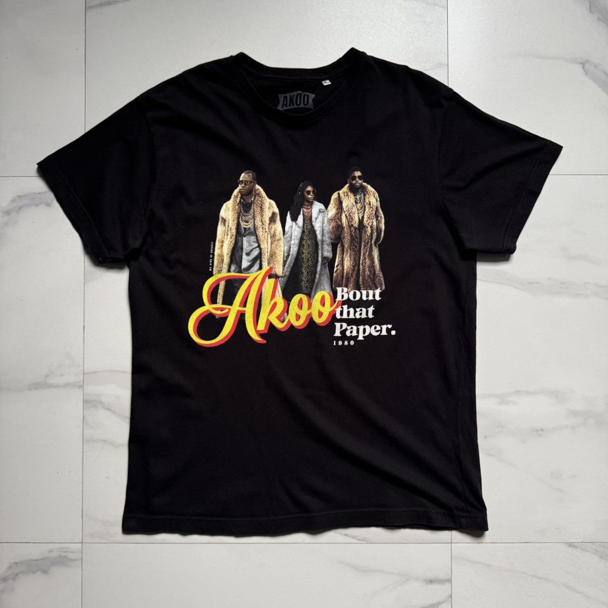 AKOO AKOO Bout That Paper T-Shirt Size US XL / EU 56 / 4 - 2 Thumbnail