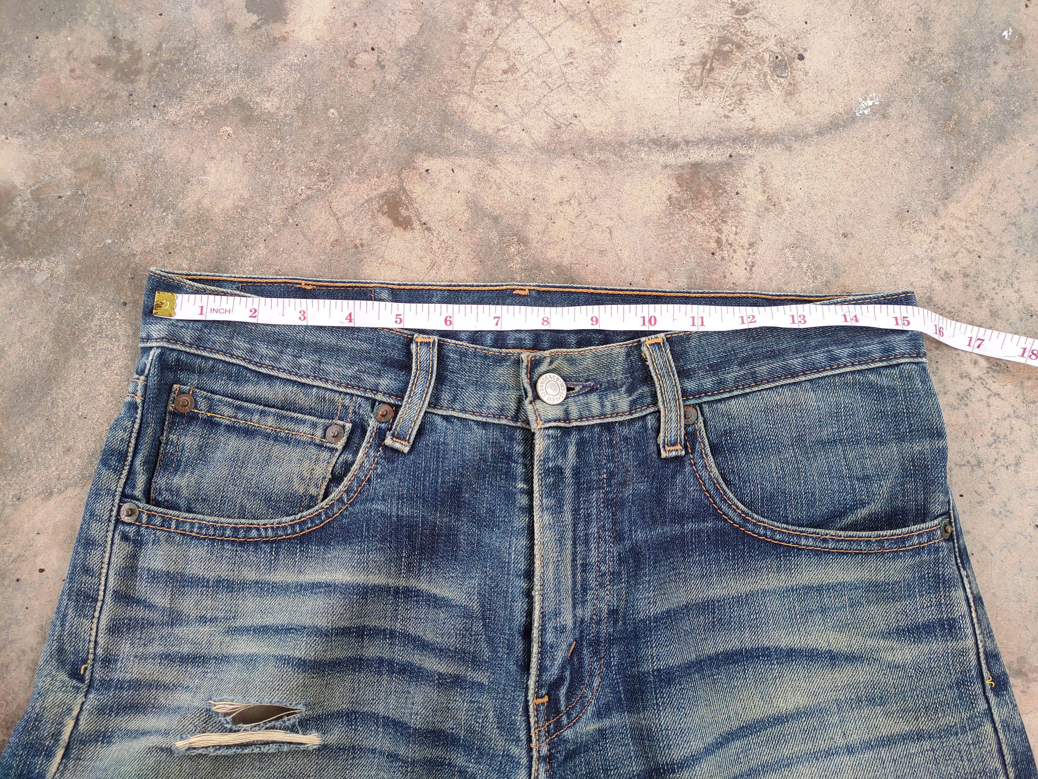 Levi's Vintage Clothing VINTAGE LEVI'S 532 RUSTY RIPPED FADED JEANS DENIM PANTS Size US 30 / EU 46 - 6 Thumbnail