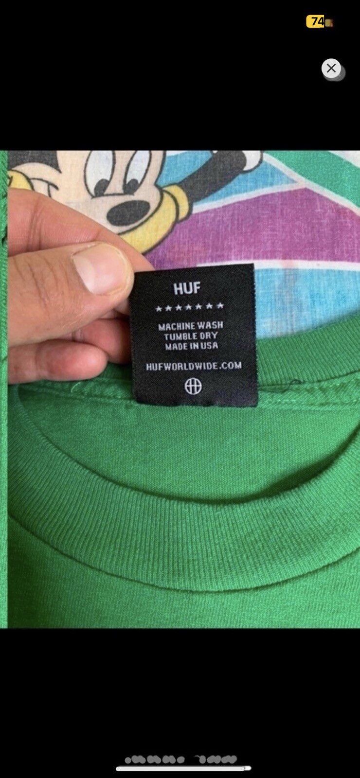 Huf ***FINAL DROP***RARE 00s HUF X HIGH TIMES LIMITED EDITION S Size US S / EU 44-46 / 1 - 5 Thumbnail