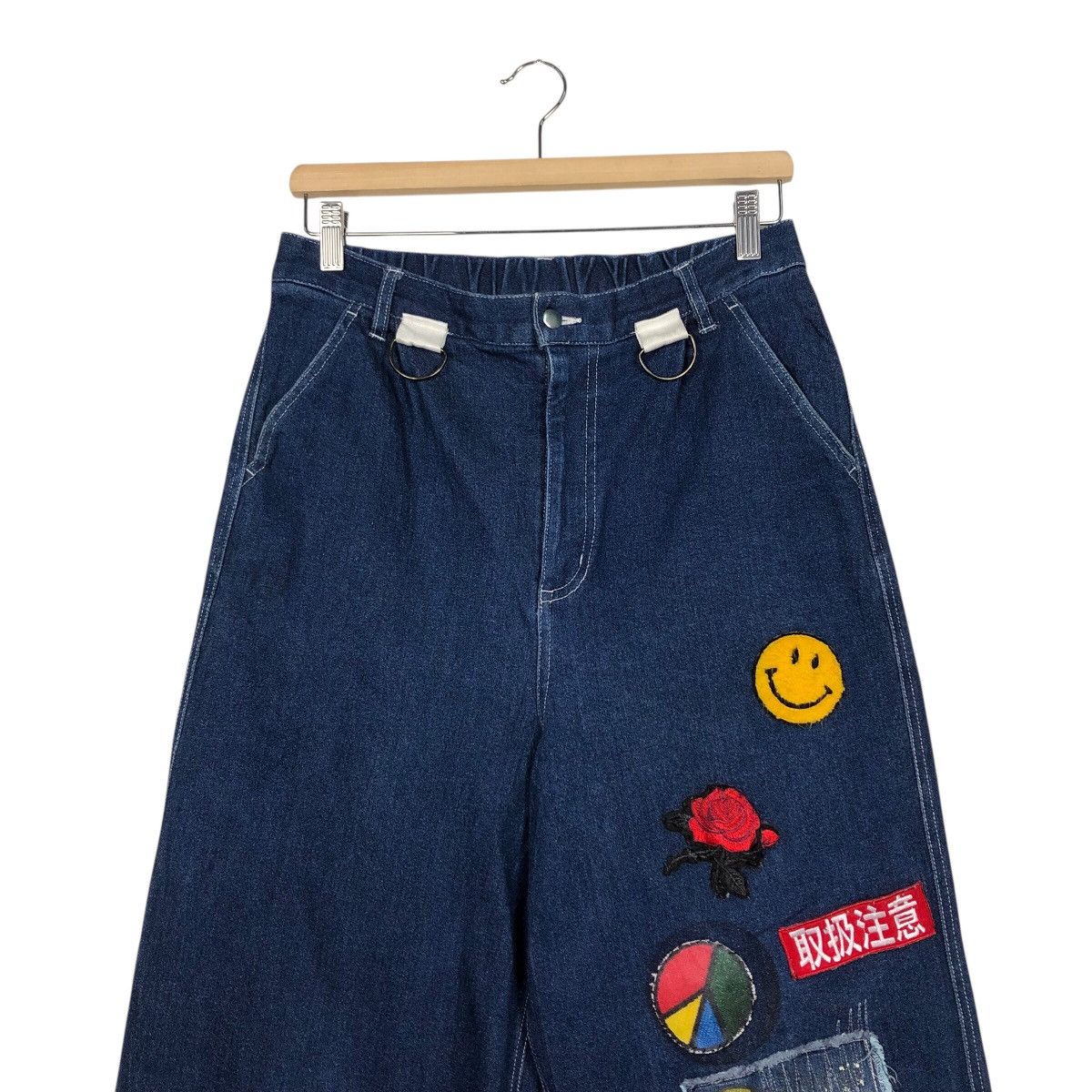 Japanese Brand A Bettor Tokyo Streetwear Embroidered Patch Denim Size US 30 / EU 46 - 5 Thumbnail