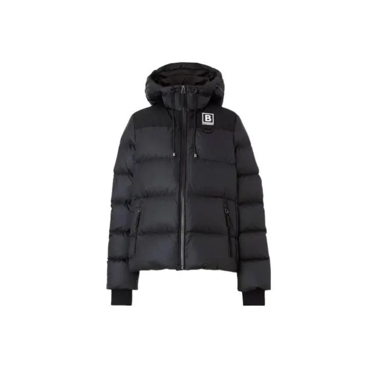 Burberry Burberry Hooded Puffer Jacket with Logo Patch 0079 Size S / US 4 / IT 40 - 1 Thumbnail