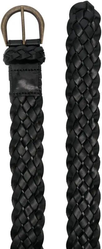 Saint Laurent Paris Saint Laurent Braided Leather Belt Black size 80 Size 32 - 5 Thumbnail