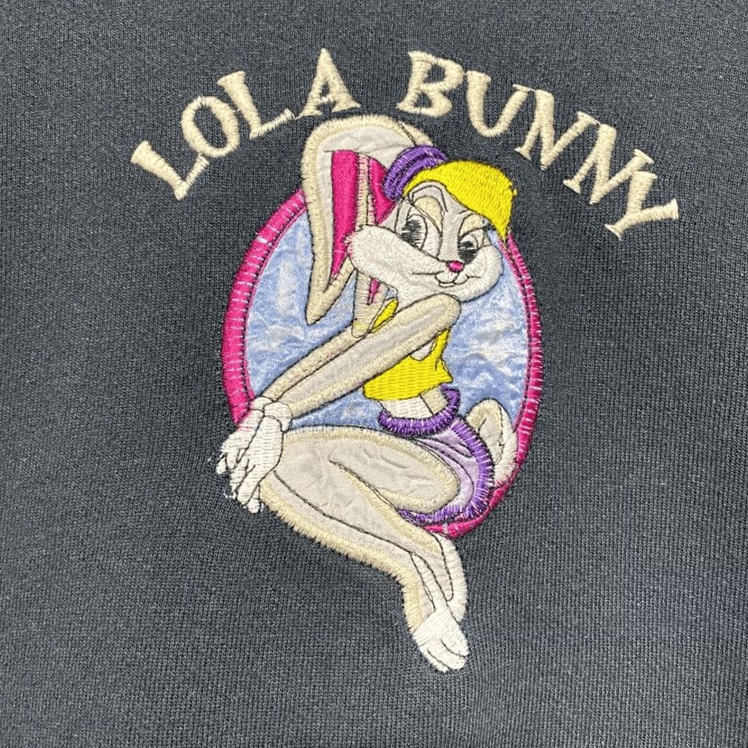 Vintage VINTAGE Warner Bros Men’s Lola Bunny Looney Tunes Crewneck Sweatshirt Black XL Size US XL / EU 56 / 4 - 3 Thumbnail
