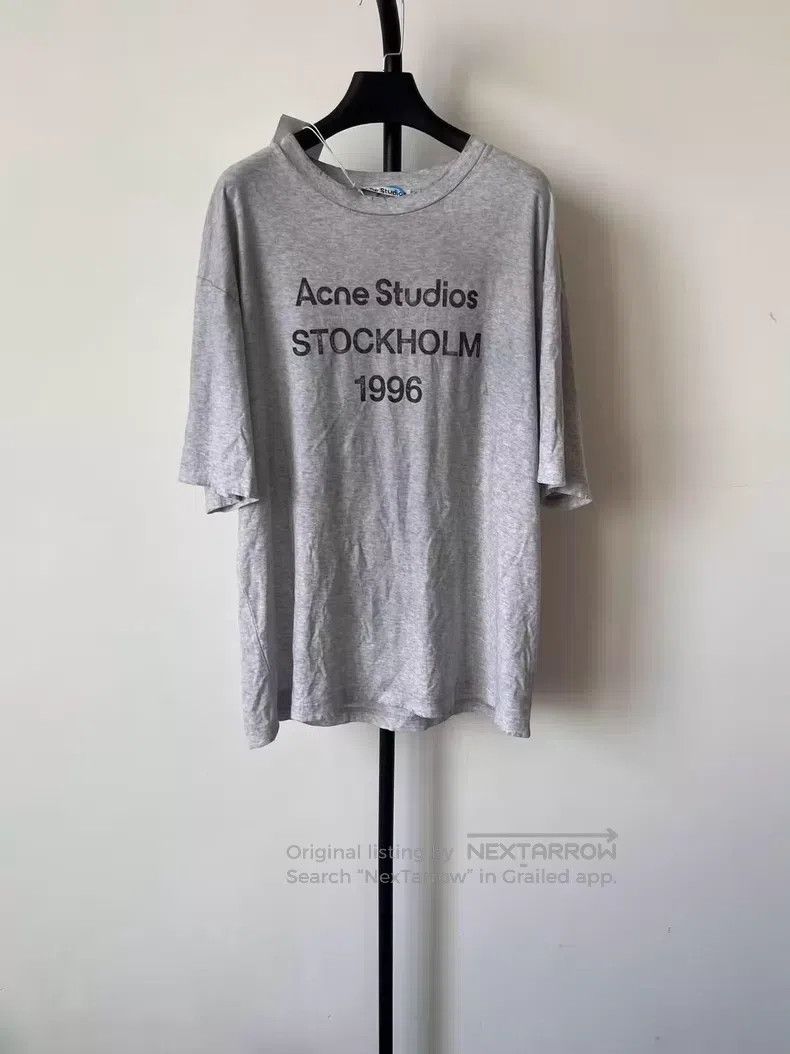 Acne Studios Acne Studios 1996 series letter print casual round neck sh Size M / US 6-8 / IT 42-44 - 1 Thumbnail