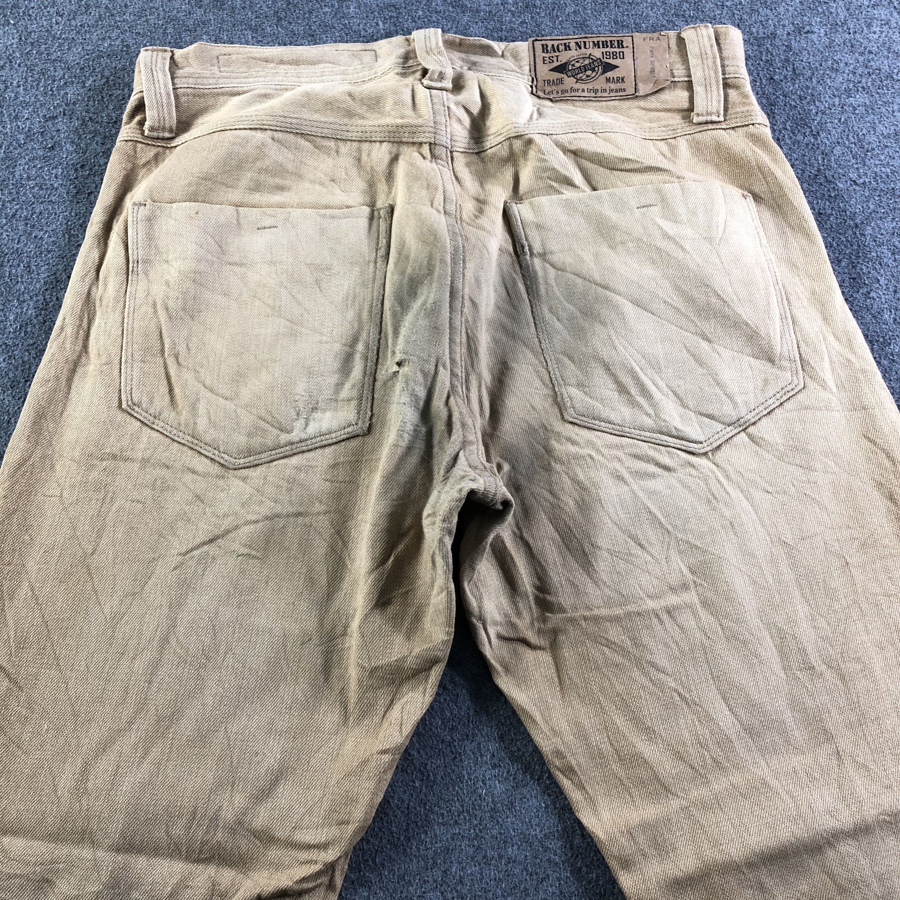 Vintage Vintage Back Number Jeans-J3935 Size US 33 - 4 Thumbnail