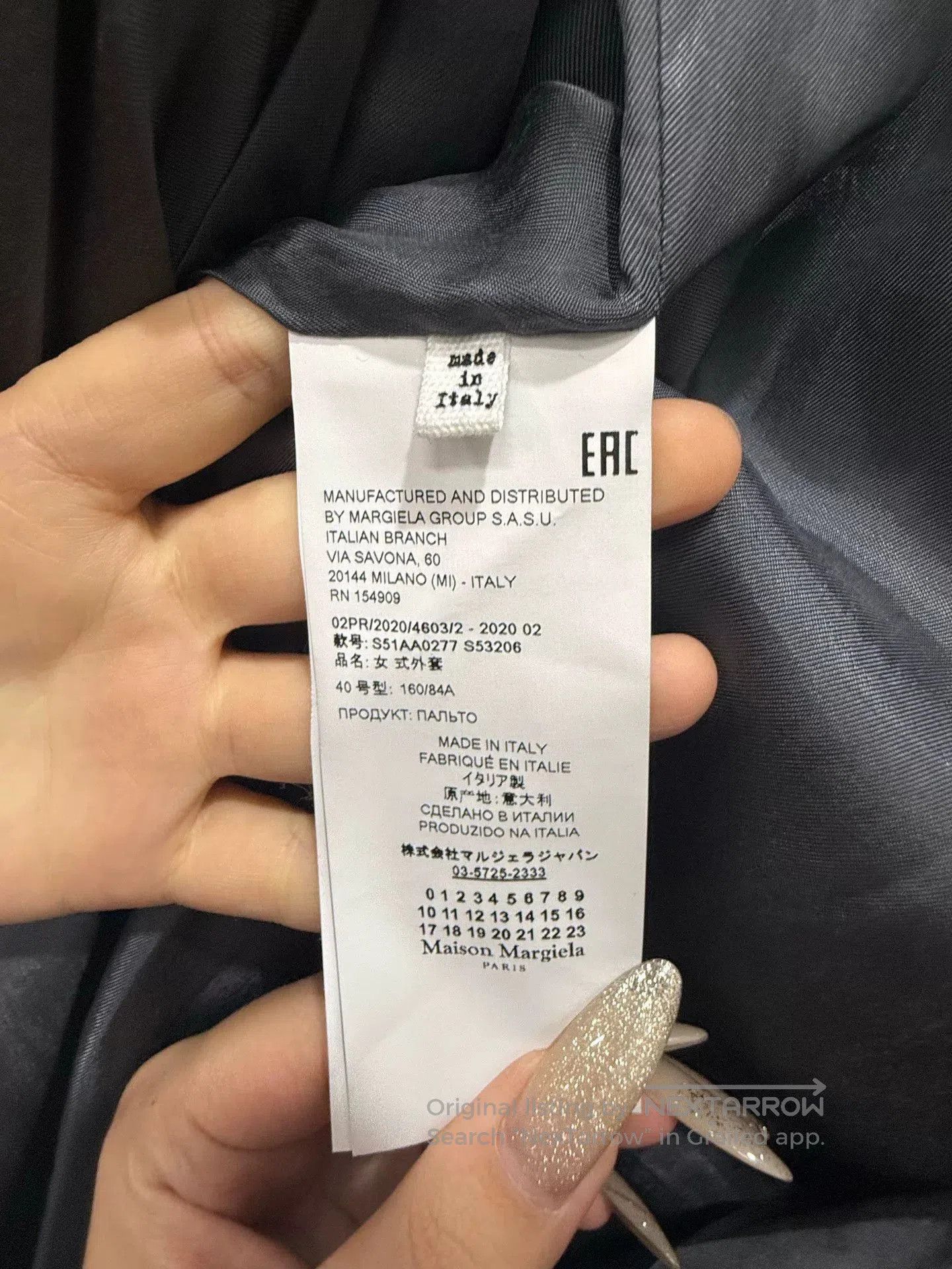 Maison Margiela Maison Margiela Black Wool Coat. Size US XXS / EU 40 - 3 Thumbnail