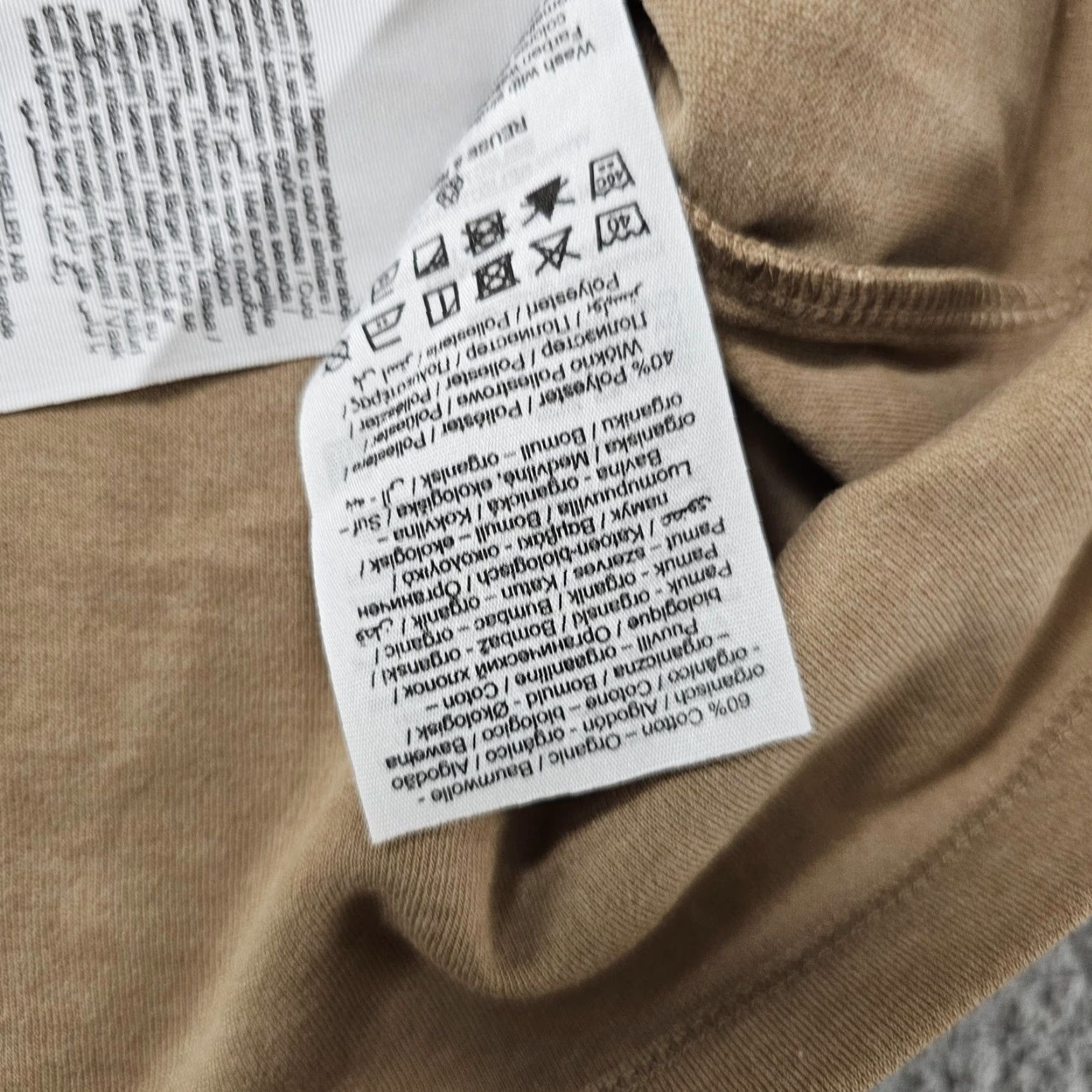 Selected Homme Selected Homme Polo Shirt Mens XL Brown Long Sleeve Mason Zip Organic Cotton Size US XL / EU 56 / 4 - 5 Thumbnail