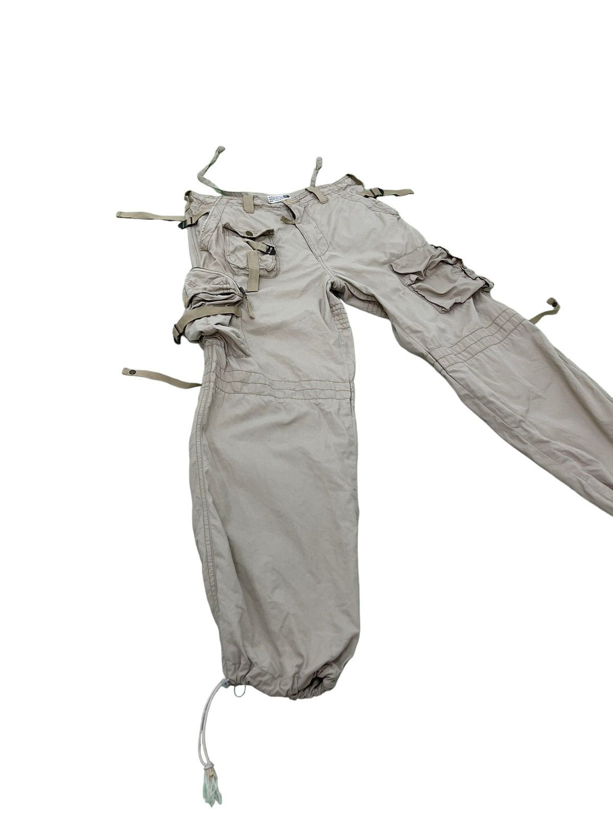 Japanese Brand Cargo Tactical Defry Multipockets Pant Wide 6🟦9 Size US 31 - 2 Thumbnail