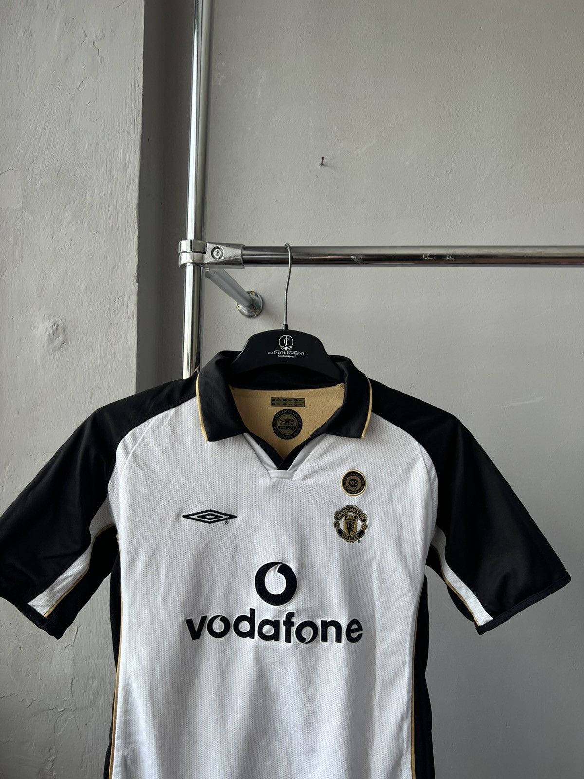 Umbro 2001/02 MANCHESTER UNITED #4 VERON SOCCER JERSEY SHIRT L BOY Size US XS / EU 42 / 0 - 3 Thumbnail