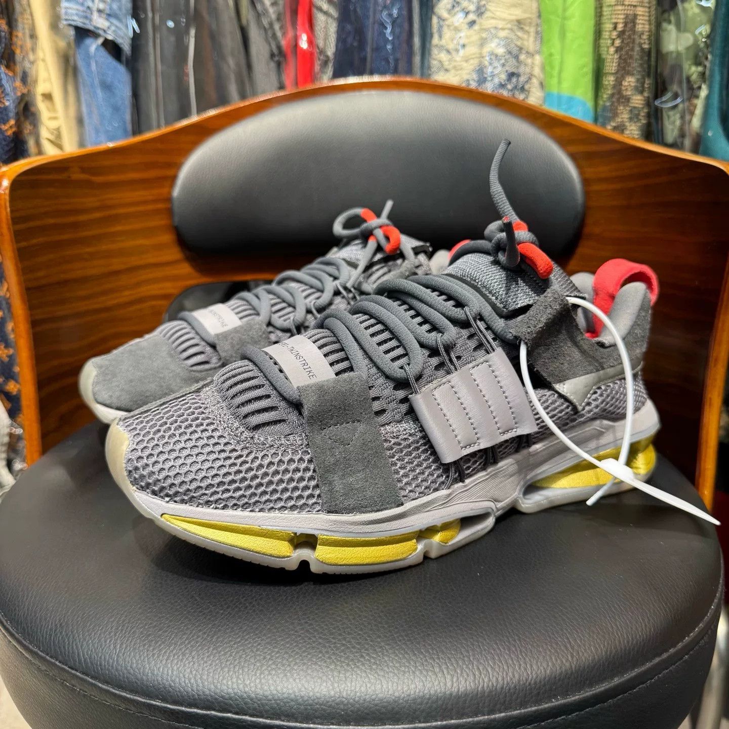 Adidas Adidas Limited Gray Lowtop Sneakers 44.5 Men Size US 11 / EU 44 - 1 Thumbnail