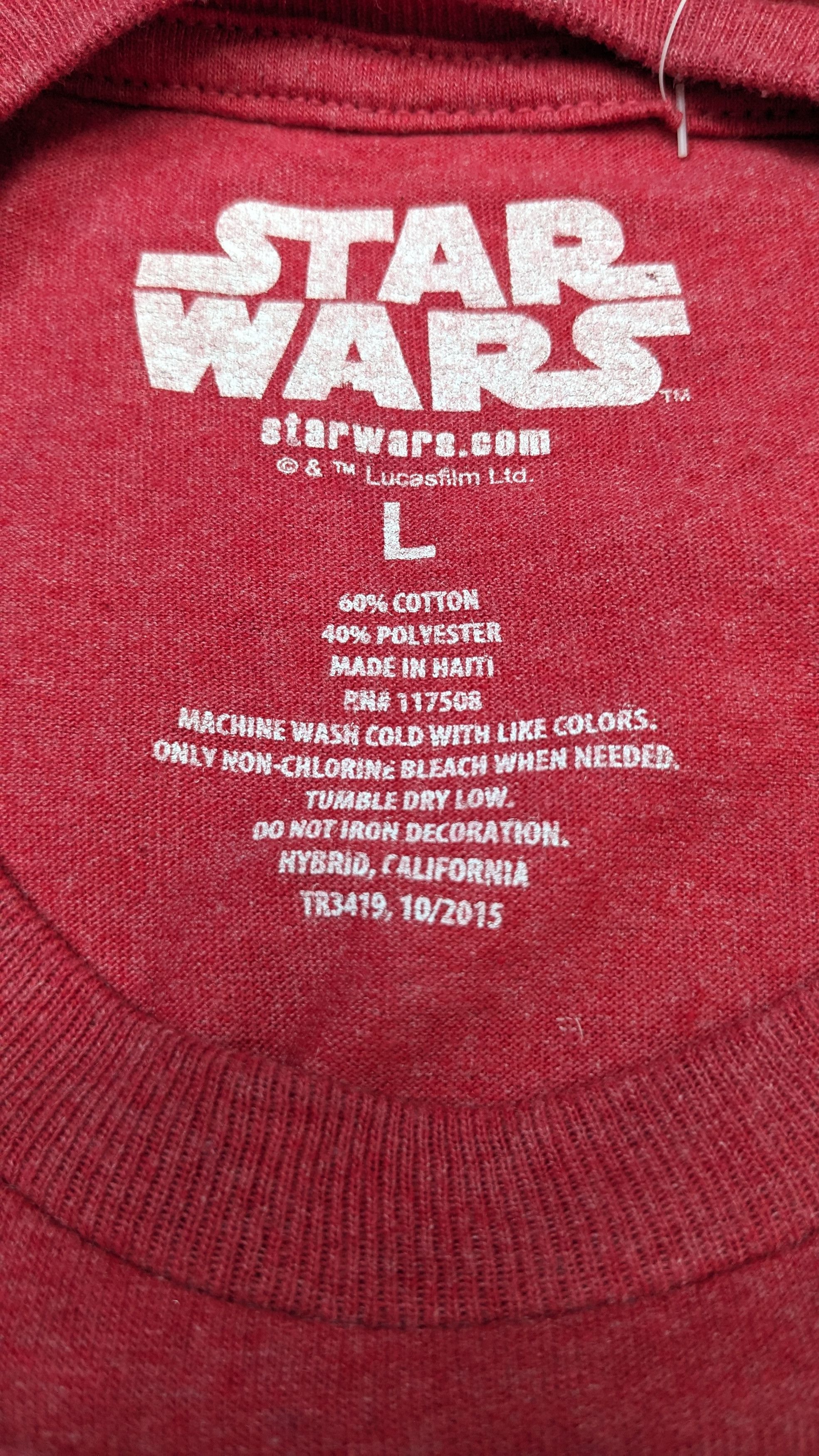 Star Wars Star Wars Movie Sithmas Red Tshirt Size US L / EU 52-54 / 3 - 4 Thumbnail