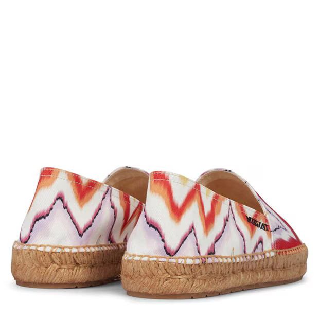 Missoni o1g2r1mq1124 Chevron Espadrilles in Multicolor Size US 8 / IT 38 - 3 Thumbnail