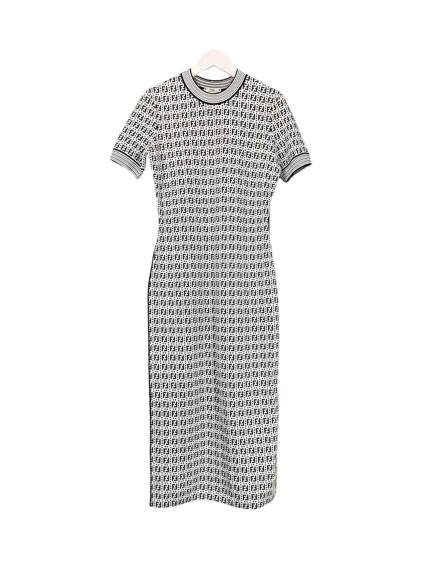 Fendi Fendi FF Monogram Knit Midi Dress IT 42 Size M / US 6-8 / IT 42-44 - 1 Thumbnail