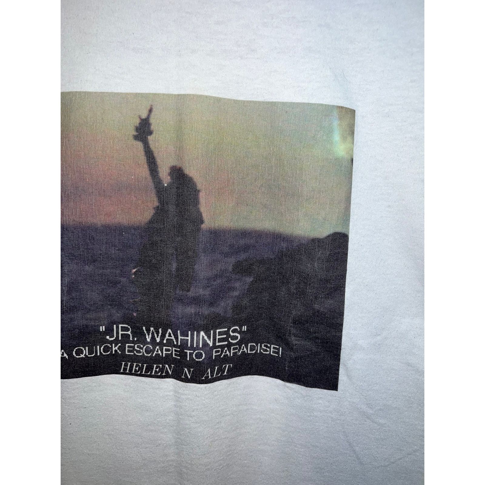 Vintage Vintage Hawaii Shirt JR Wahines Escape To Paradise 90s Tee L Size US L / EU 52-54 / 3 - 4 Thumbnail