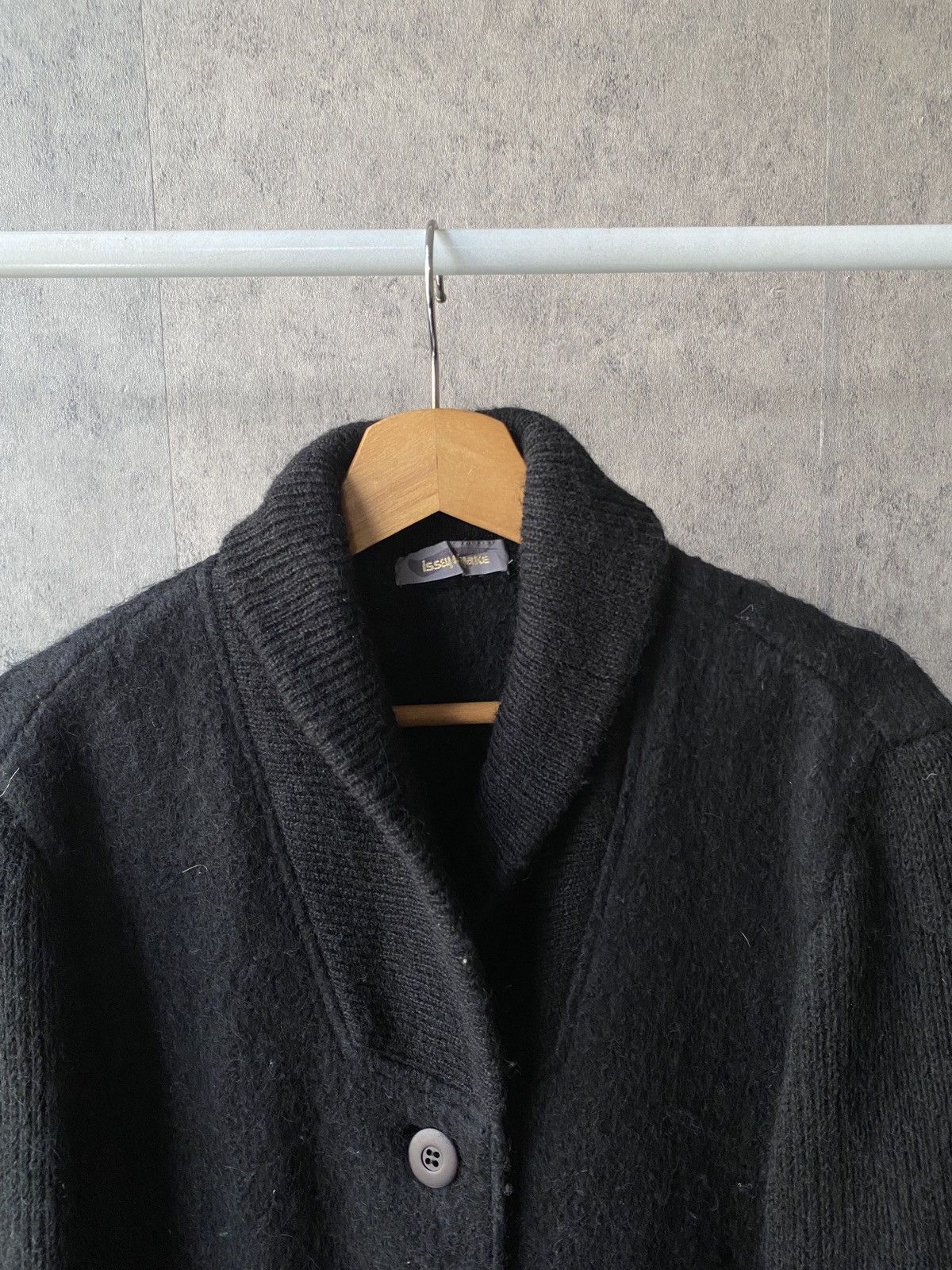 Issey Miyake Vintage 80s Issey Miyake Wool Long Coat Size US M / EU 48-50 / 2 - 7 Thumbnail