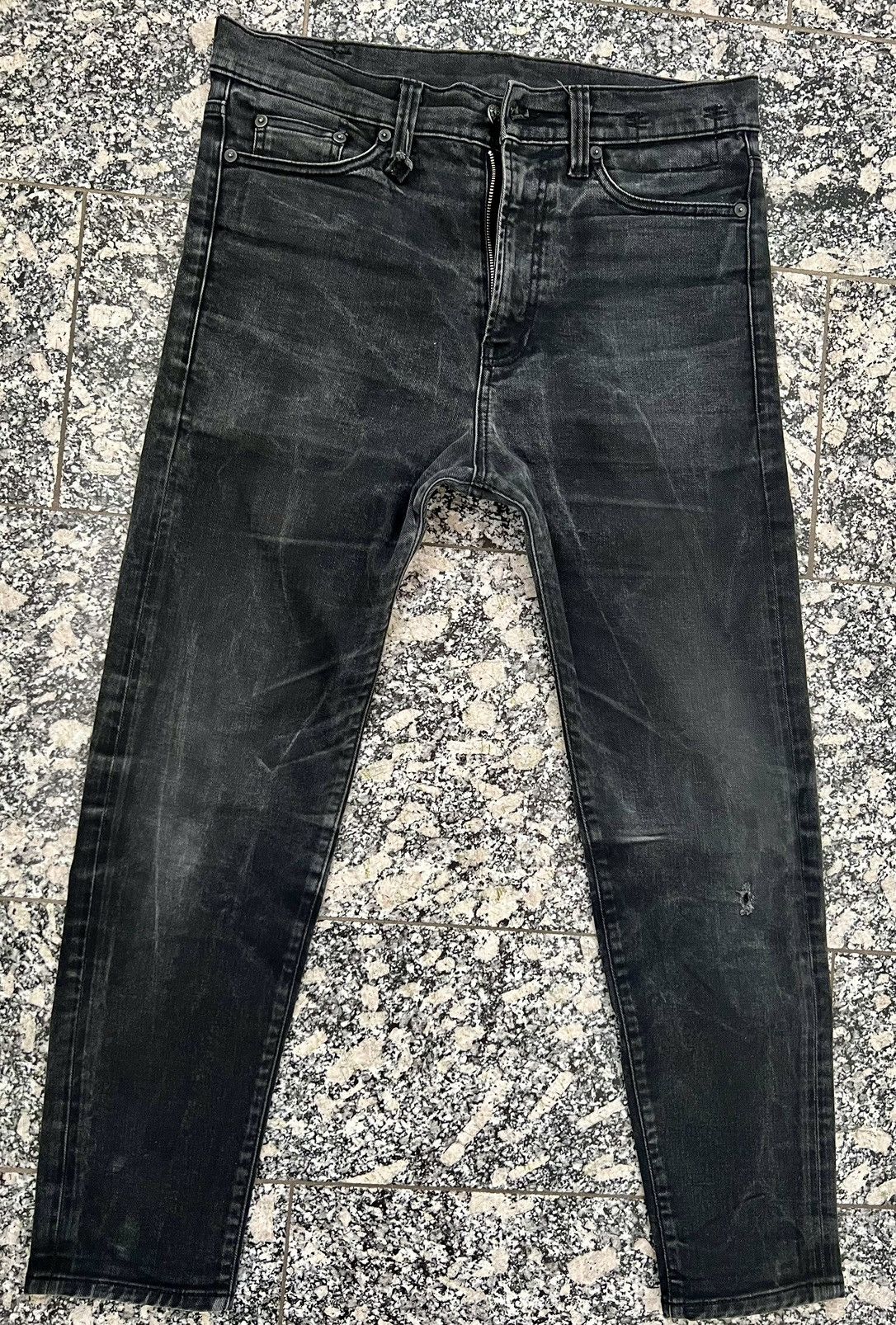 image of R13 Jeans Modell Drop Größe 32 in Black, Men's