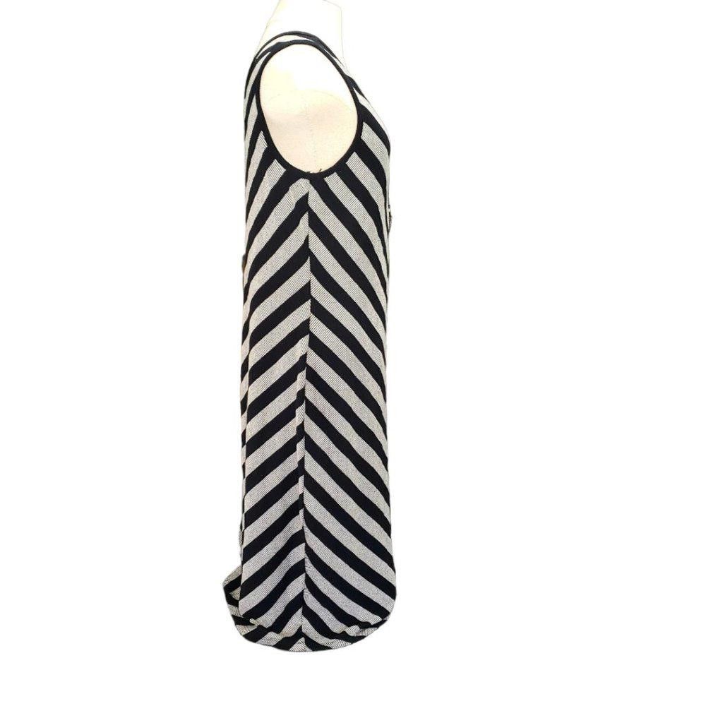 Mossimo CT489 Mossimo Bray & Black Chevron Striped Dress XXL Size XXL / US 16-18 / IT 52-54 - 2 Thumbnail