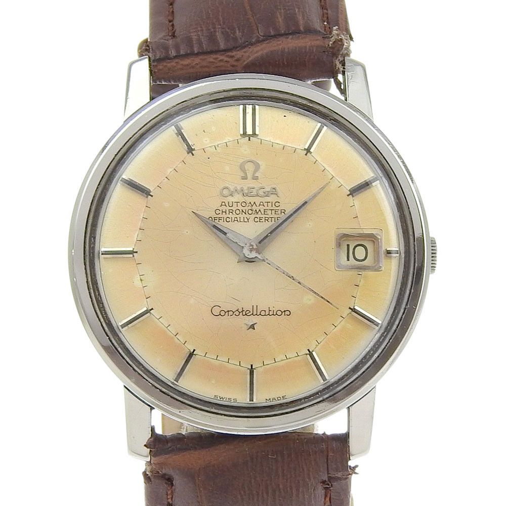 Omega Omega Omega Constellation Stainless Steel Watch Metal Automatic 168.005 Size ONE SIZE - 1 Thumbnail
