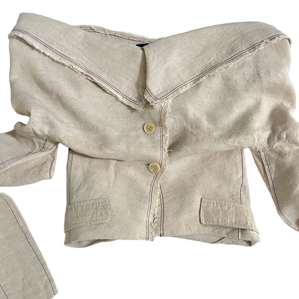 Jacquemus JACQUEMUS La Veste Camargue in Light Beige Size M / US 6-8 / IT 42-44 - 3 Thumbnail