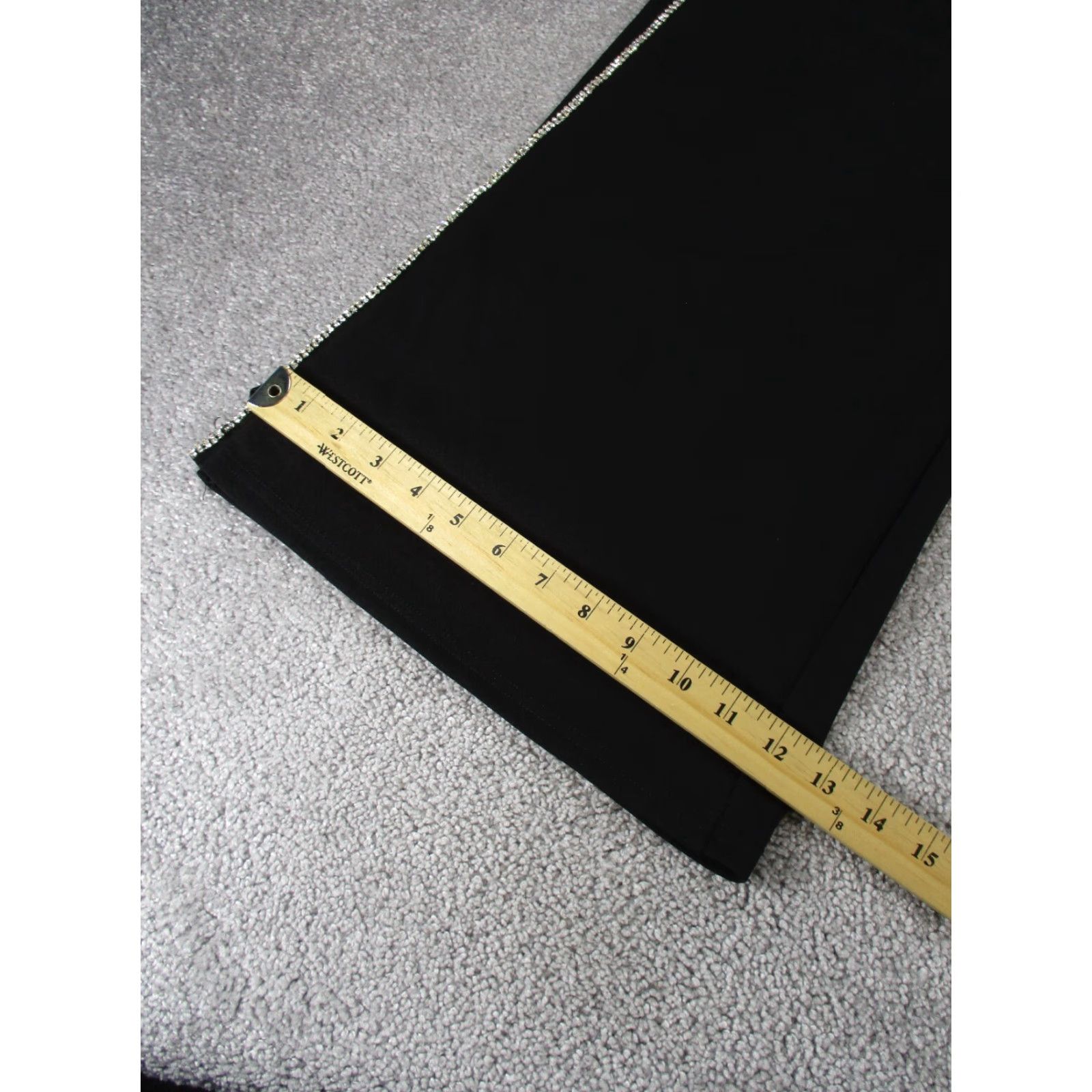 Lulus Lulus Pants Womens XL Black Wide-Leg Studded Trim NEW Size 40" / US 18 - 5 Thumbnail
