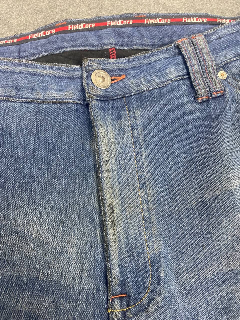 Japanese Brand fieldcore japanese brand cargo denim distressed Size US 35 - 12 Thumbnail