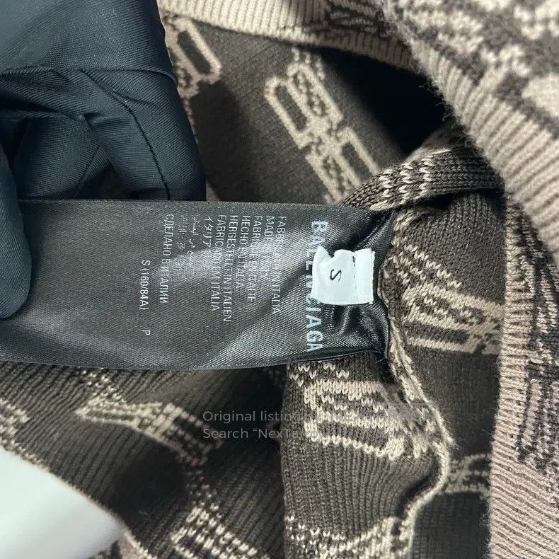 Balenciaga Balenciaga Gray wool sweater Size US S / EU 44-46 / 1 - 4 Thumbnail