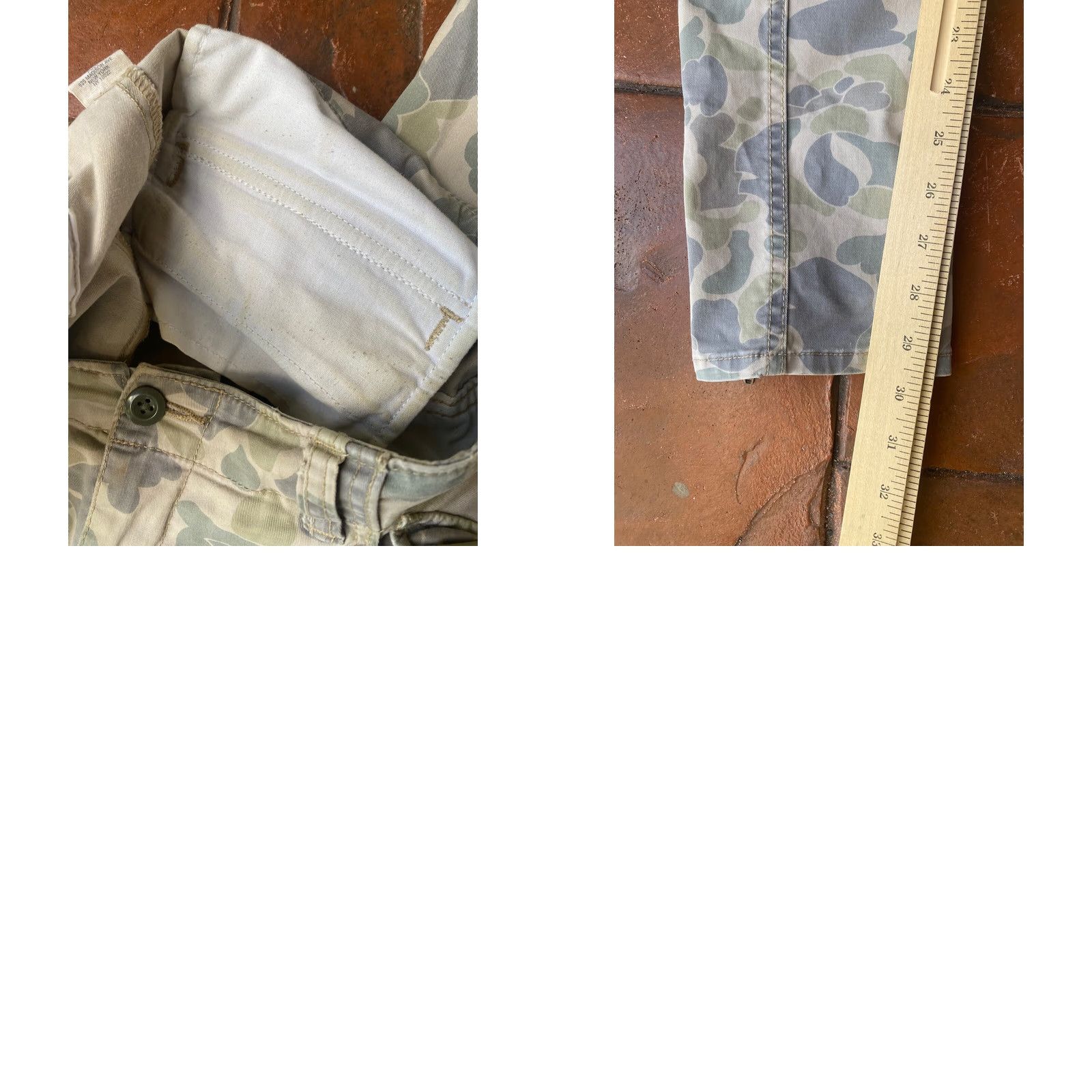 Ralph Lauren Denim & Supply Ralph Lauren Duck Camo Cargo Ankle Zip Pants Women 28 Green Camouflage Army 28 Mens Womens Size 28" / US 6 / IT 42 - 8 Thumbnail