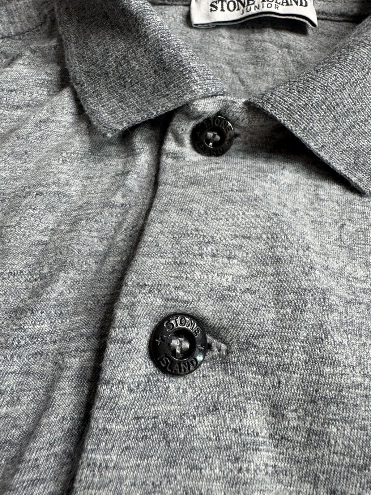 Massimo Osti × Stone Island Stone Island Collar grey T-Shirt polo Size US S / EU 44-46 / 1 - 3 Thumbnail