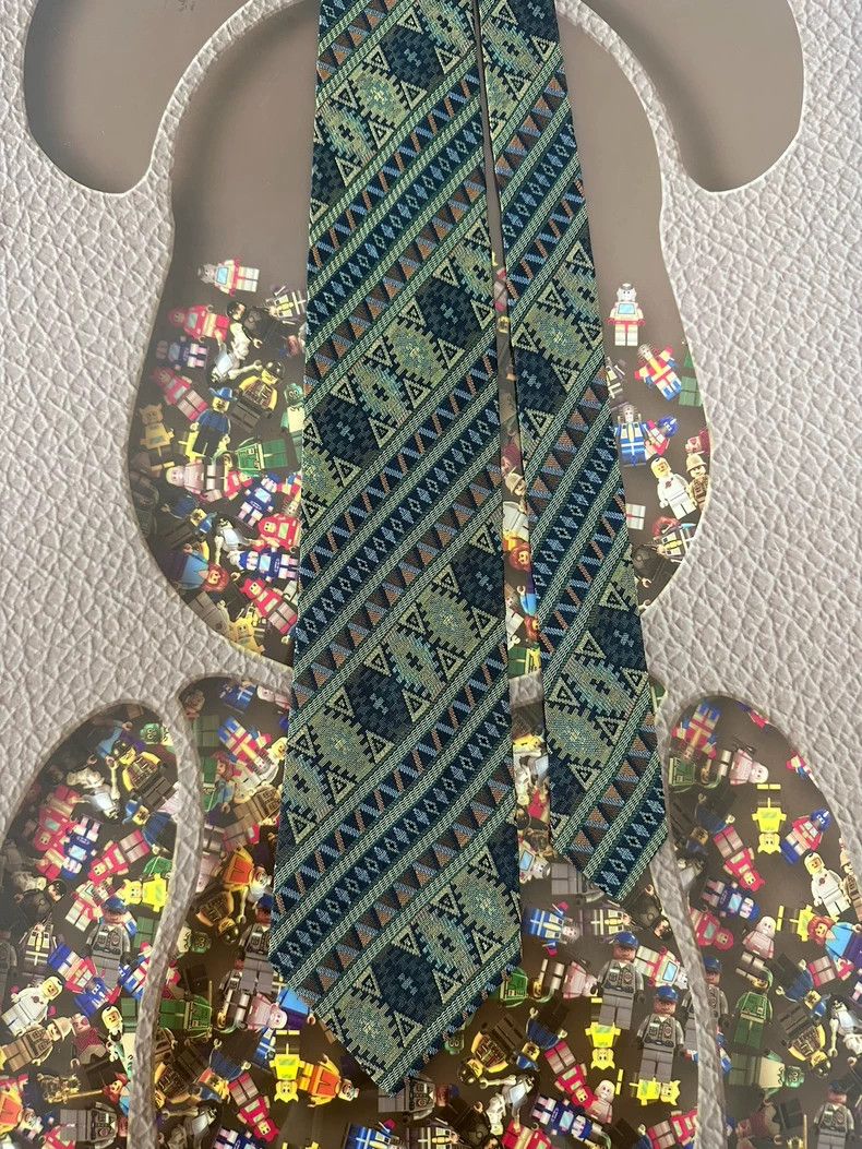Saint Laurent Paris Saint laurent paris Medieval Silk Tie 2506-Nextarrow Size ONE SIZE - 3 Thumbnail
