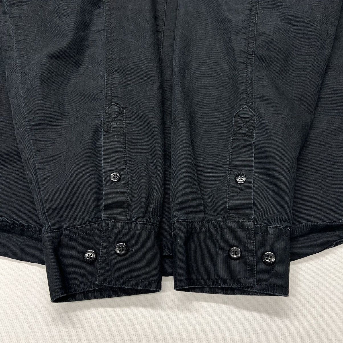 Harley Davidson × Vintage Harley Davidson Button Up Shirt Black Embroidered Logo Biker Size US XL / EU 56 / 4 - 11 Thumbnail