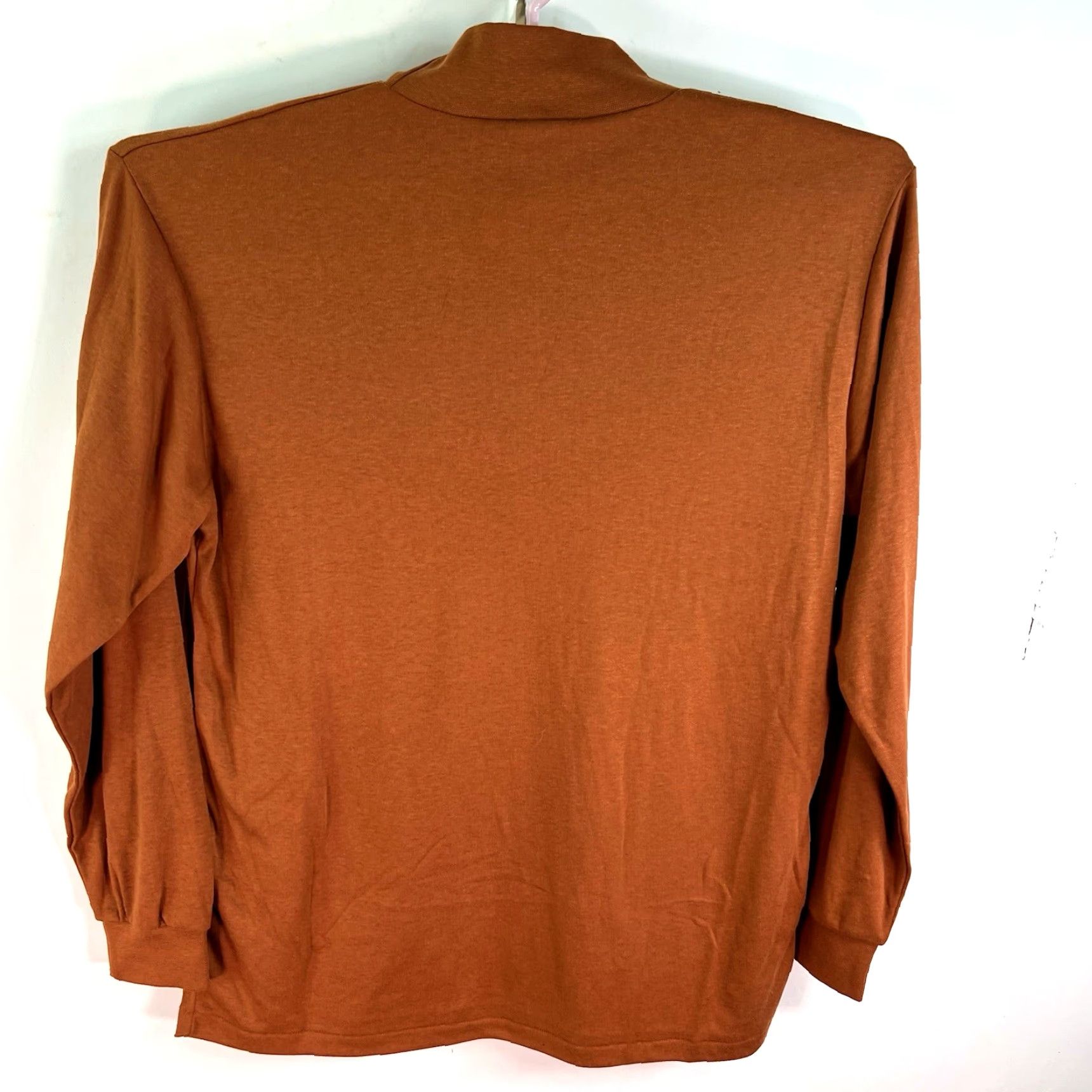Vintage LL Bean Shirt Mens LT Tall Amber Stretch Soft High Neck Long Sleeve US Made Size US L / EU 52-54 / 3 - 4 Thumbnail
