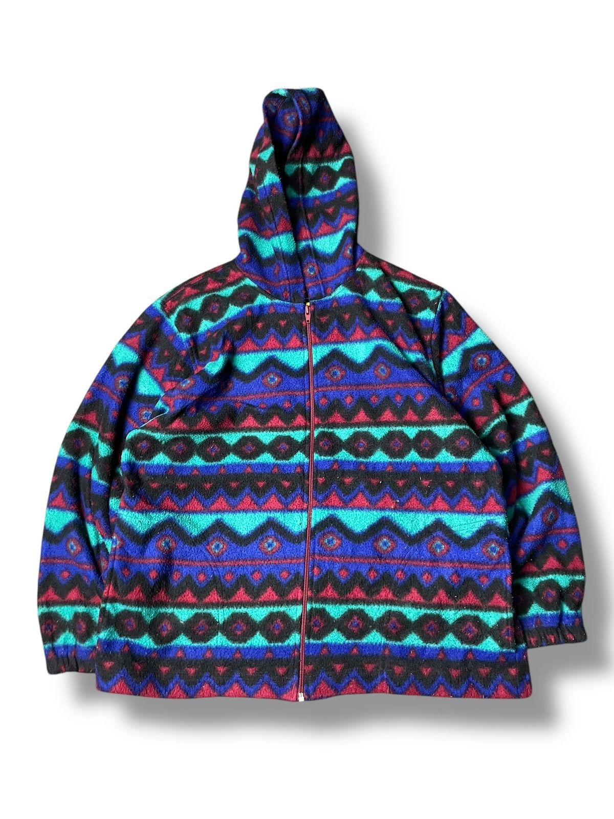 Japanese Brand × Vintage Eptemete Sports Pop Art Hooded Fleece Jacket (82) Size US S / EU 44-46 / 1 - 1 Thumbnail