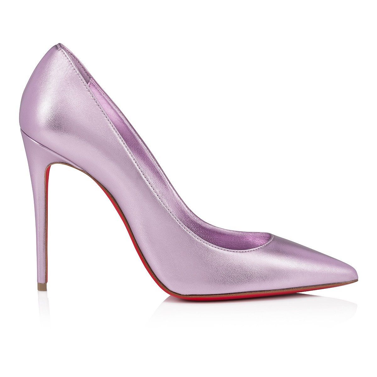 Christian Louboutin o1s1wg110125 Kate Pumps in Silver Size US 8 / IT 38 - 2 Thumbnail