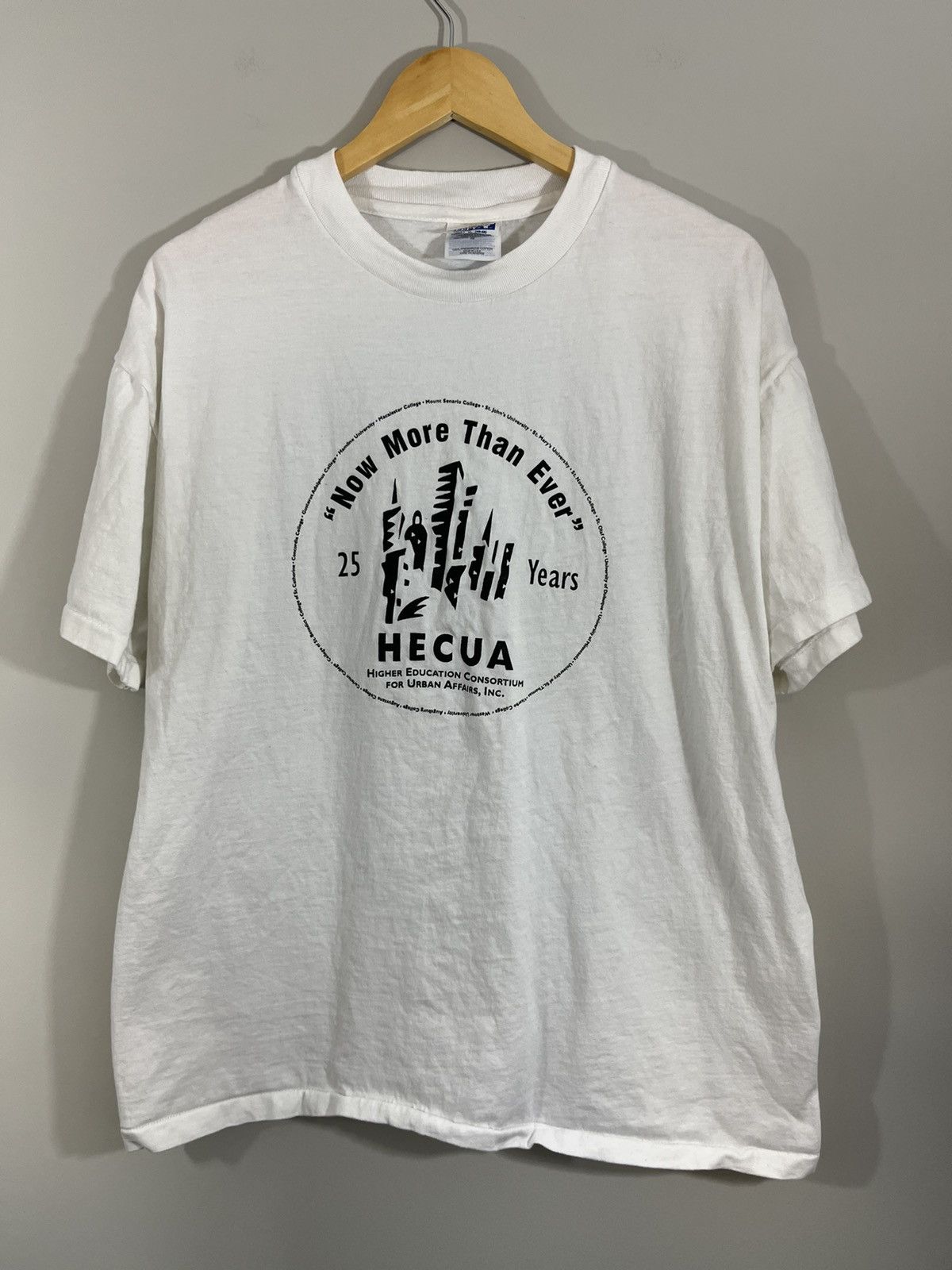 Vintage Single Stitch College University Tee Size US XL / EU 56 / 4 - 1 Thumbnail